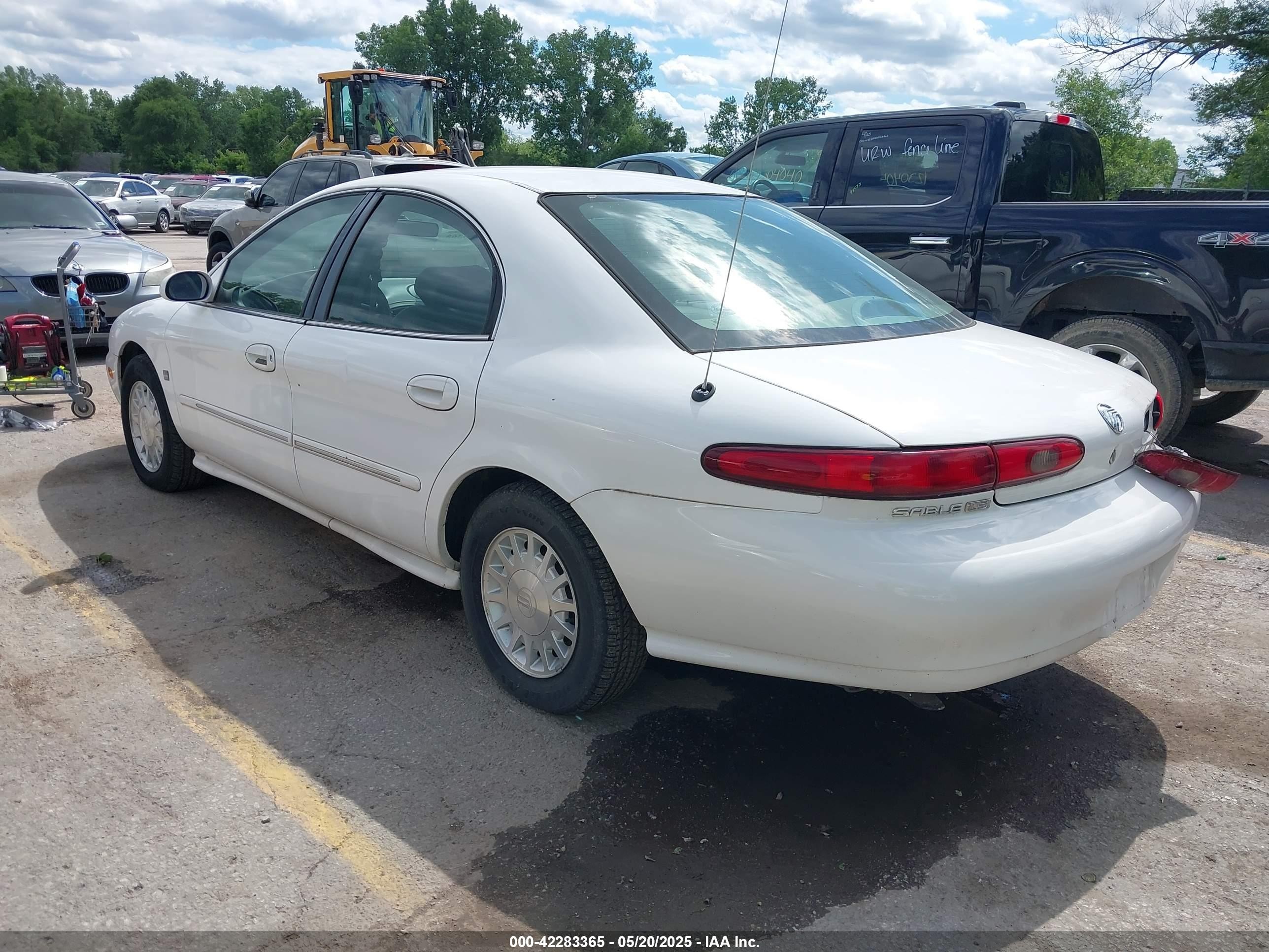 1999 Mercury Sable Ls Белый vin: 1MEFM53S3XG637697