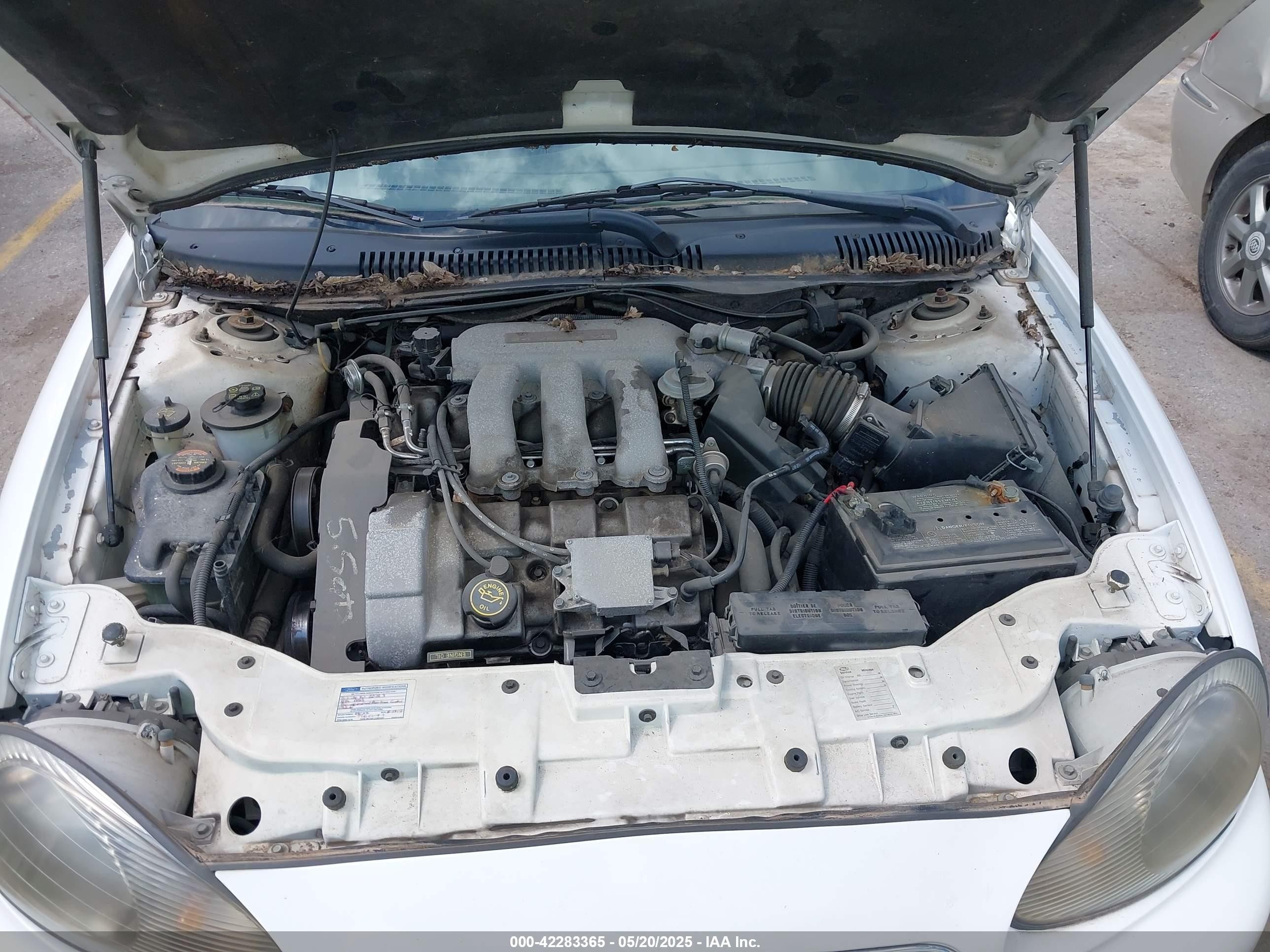 1999 Mercury Sable Ls Белый vin: 1MEFM53S3XG637697