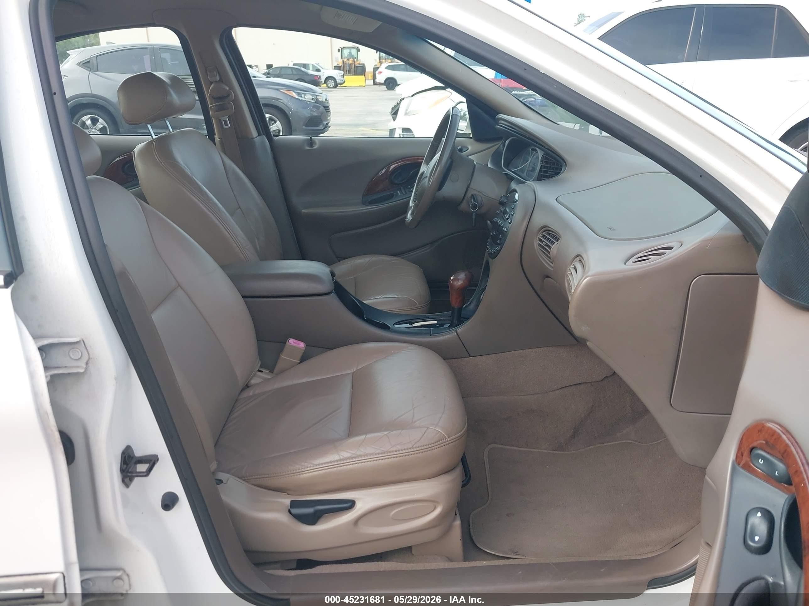 1999 Mercury Sable Ls White vin: 1MEFM53S3XG662910
