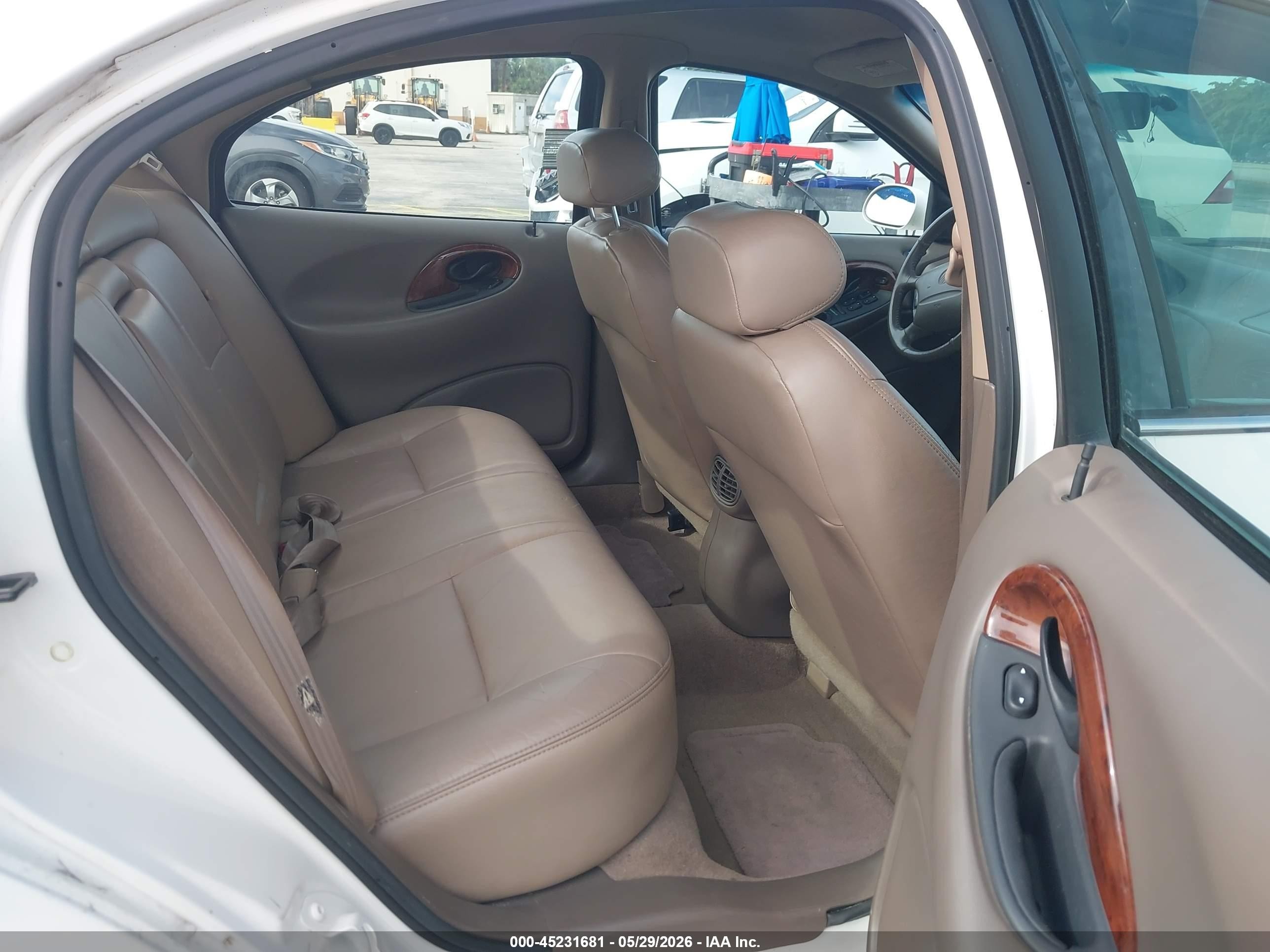 1999 Mercury Sable Ls White vin: 1MEFM53S3XG662910