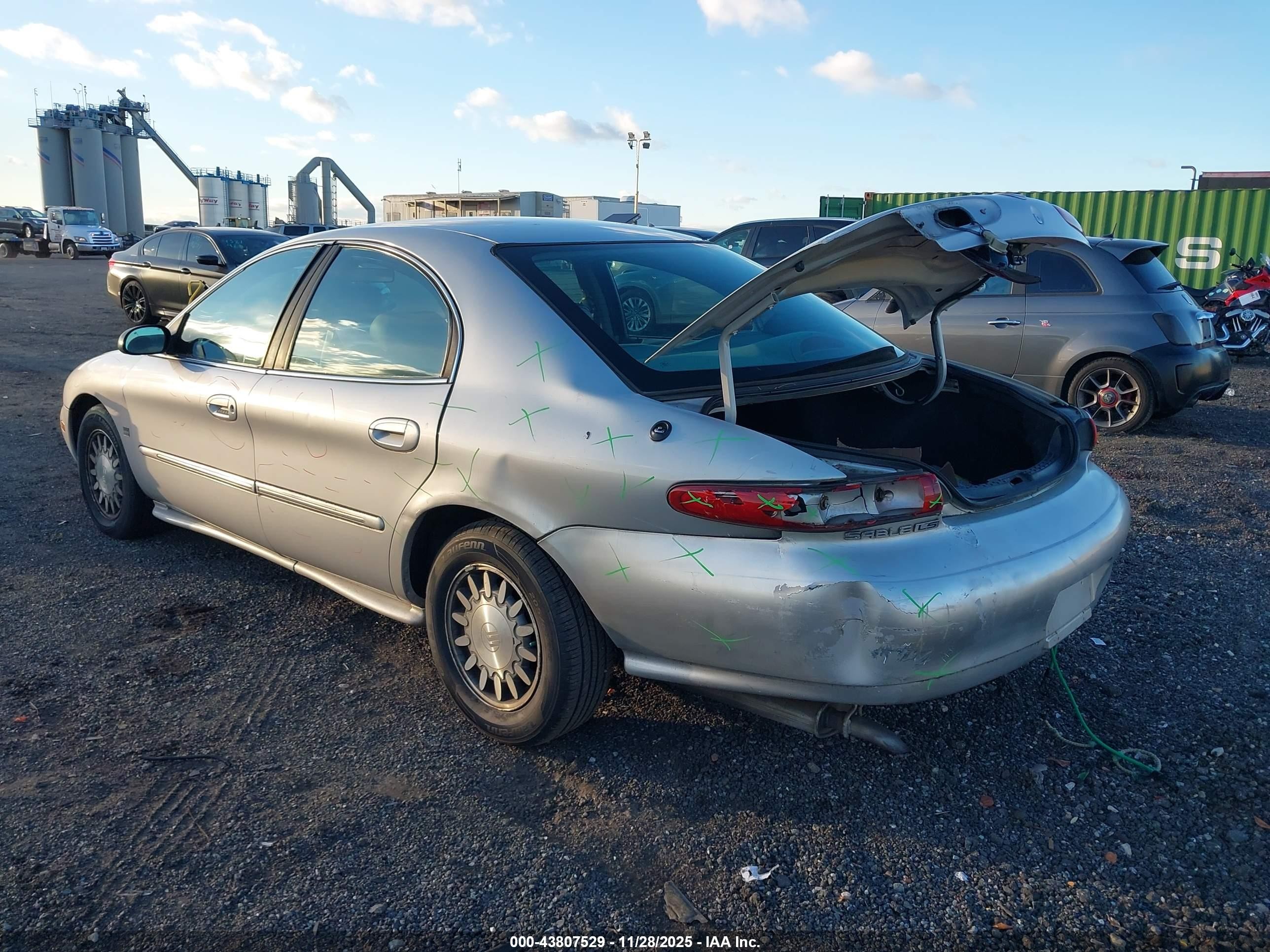 1998 Mercury Sable Ls Серебряный vin: 1MEFM53S4WA649164
