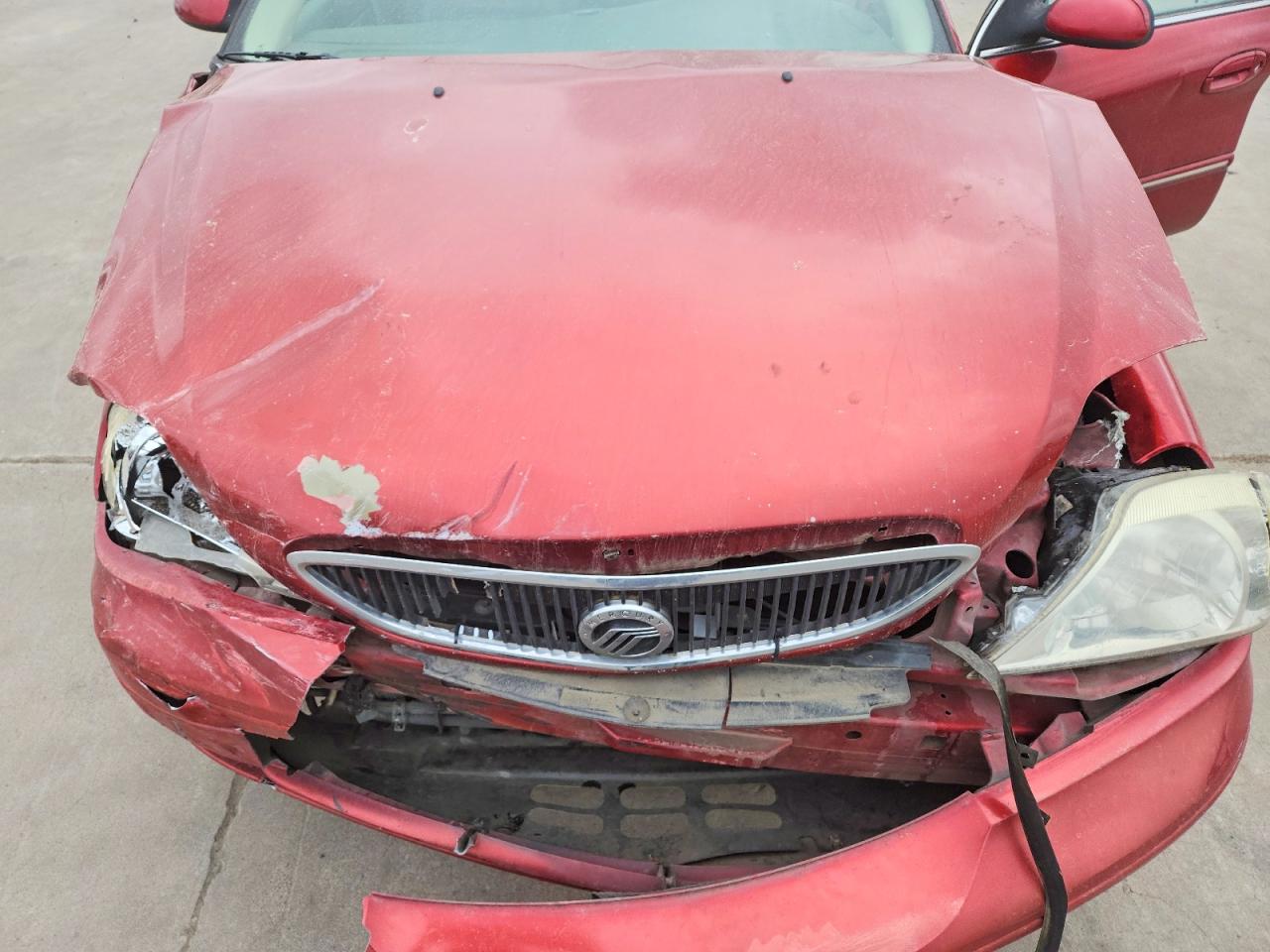 2000 Mercury Sable Ls Red vin: 1MEFM53S4YG634373