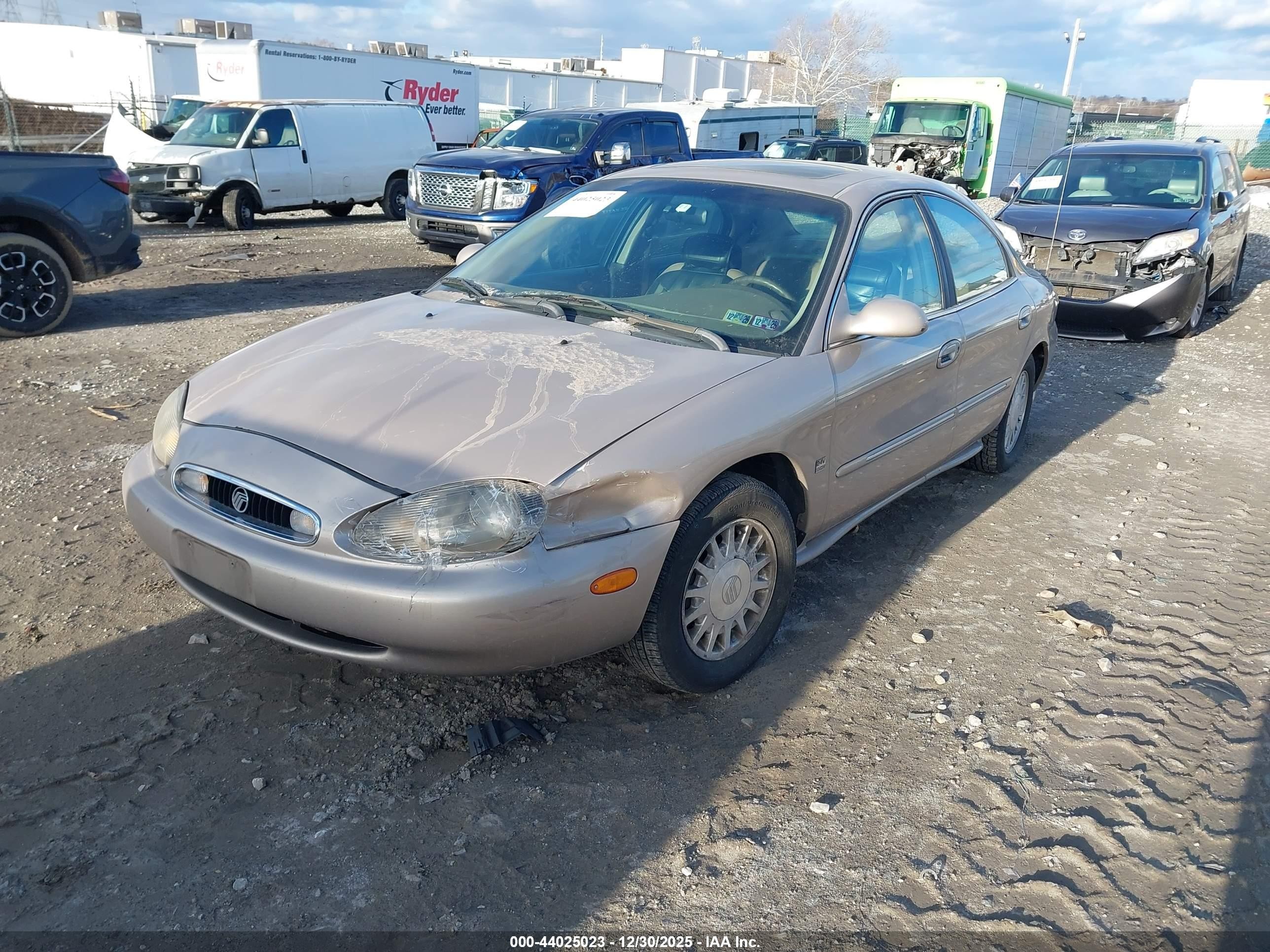1999 Mercury Sable Ls Желто-коричневый vin: 1MEFM53S5XA641219