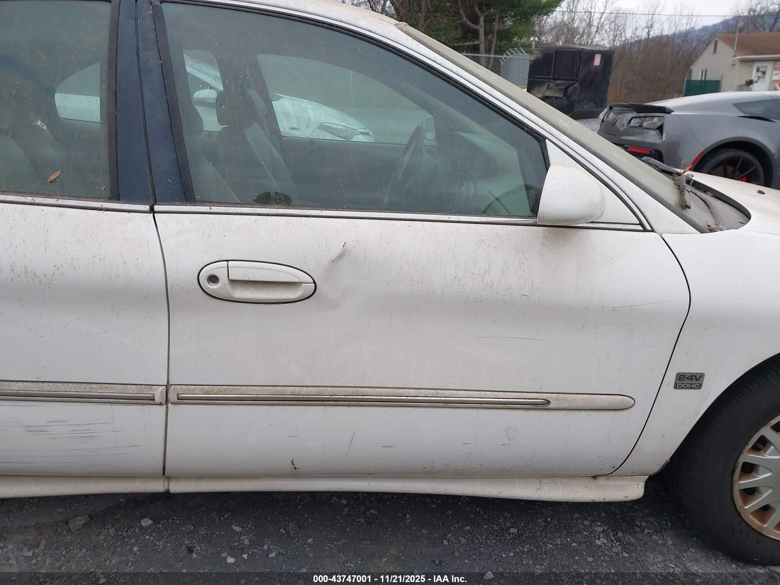 1999 Mercury Sable Ls White vin: 1MEFM53S5XA644055