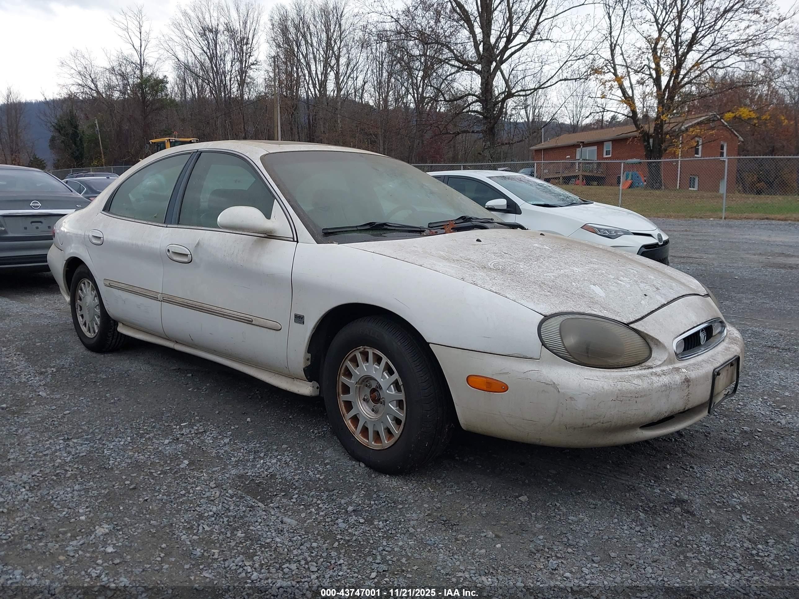 1999 Mercury Sable Ls White vin: 1MEFM53S5XA644055