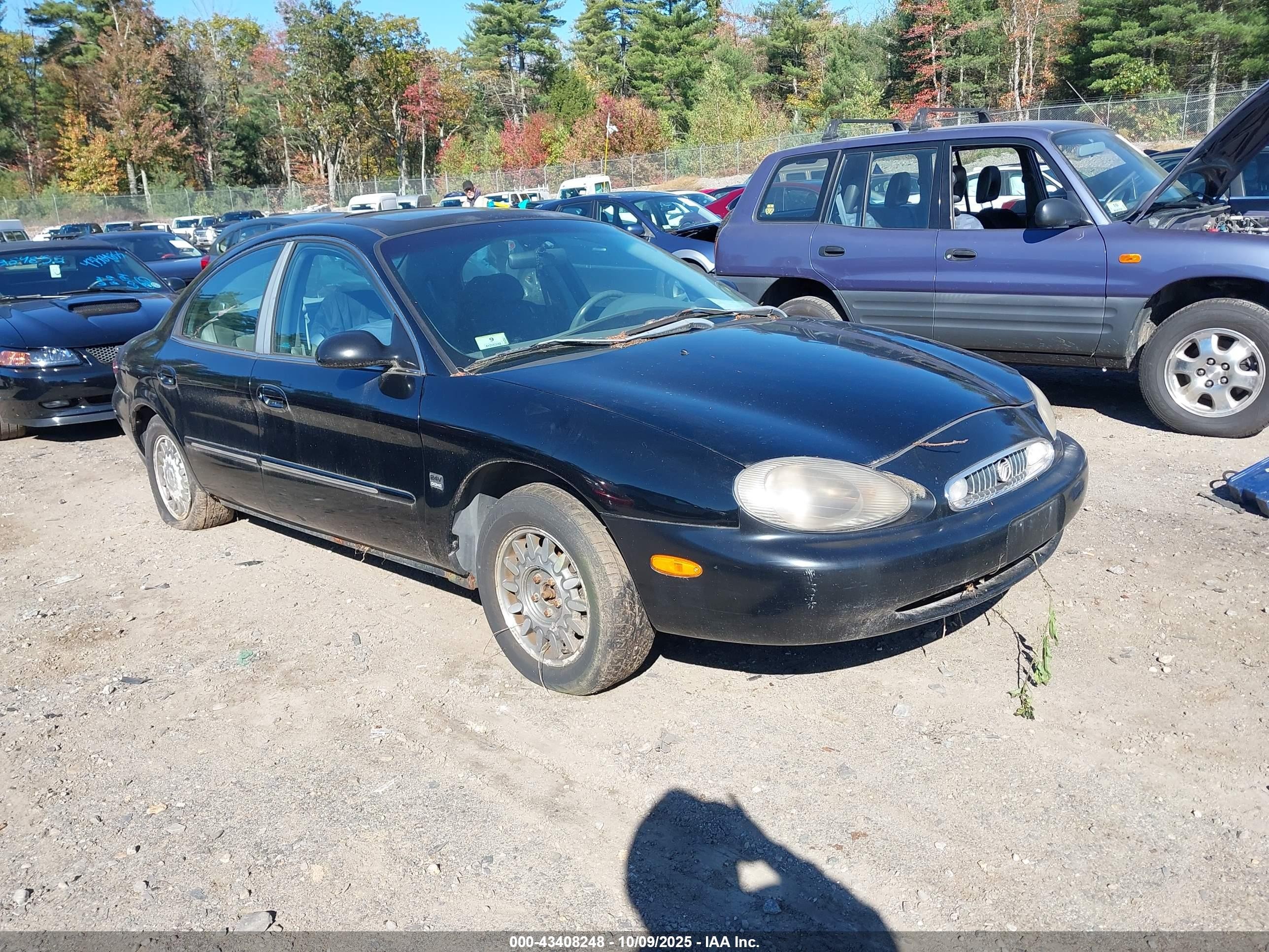 1998 Mercury Sable Ls Black vin: 1MEFM53S6WA647044