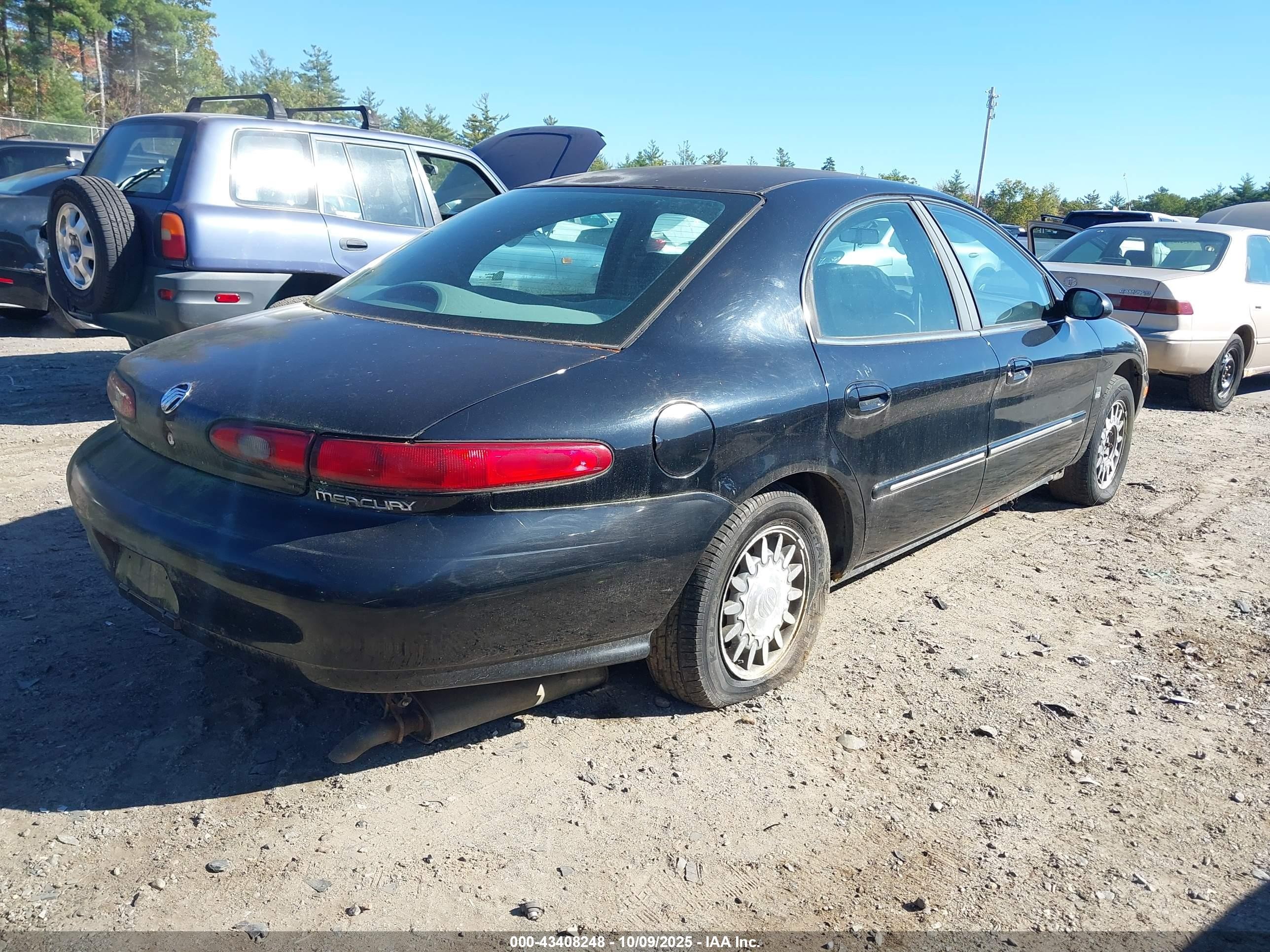 1998 Mercury Sable Ls Black vin: 1MEFM53S6WA647044