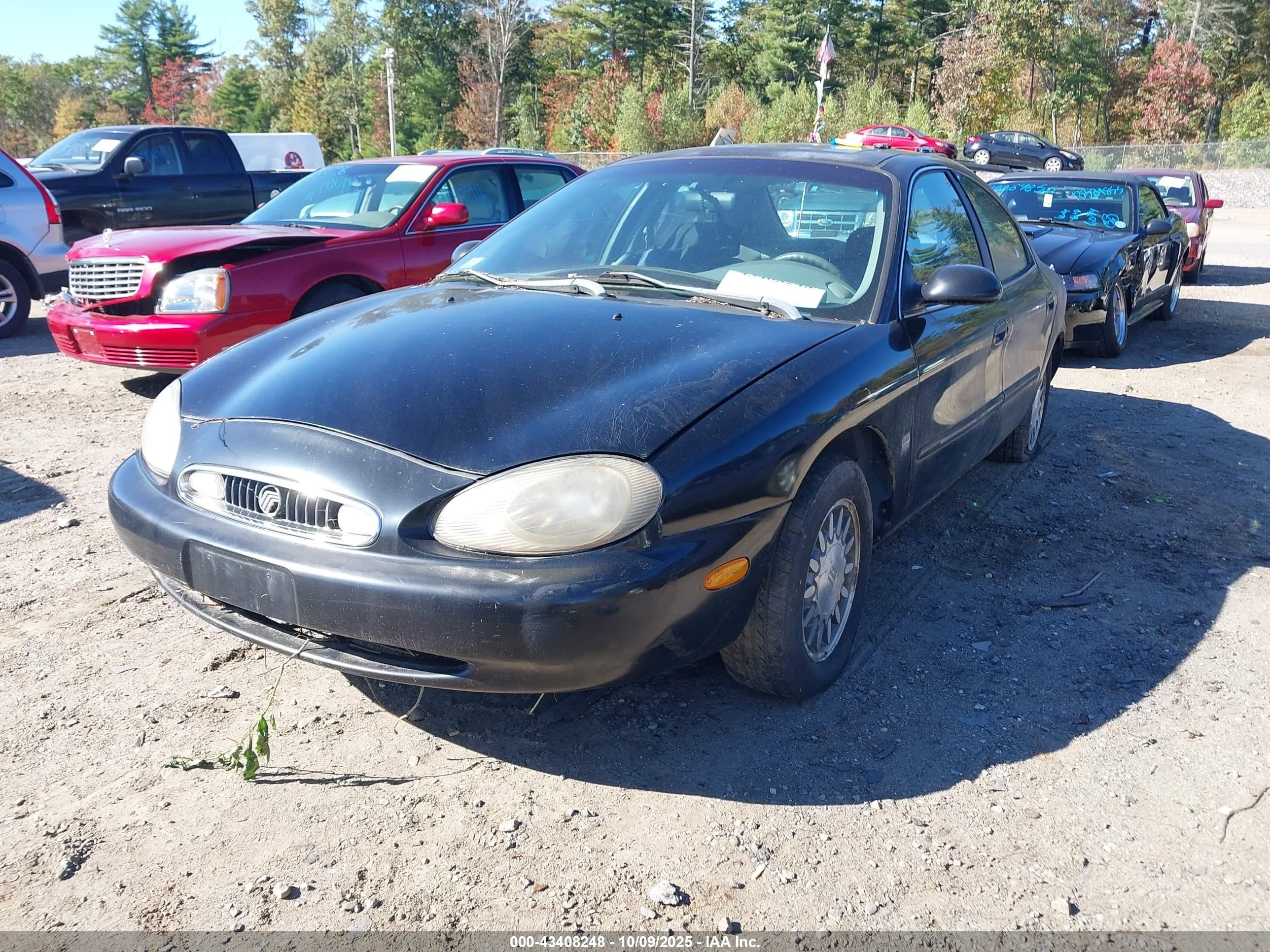 1998 Mercury Sable Ls Black vin: 1MEFM53S6WA647044