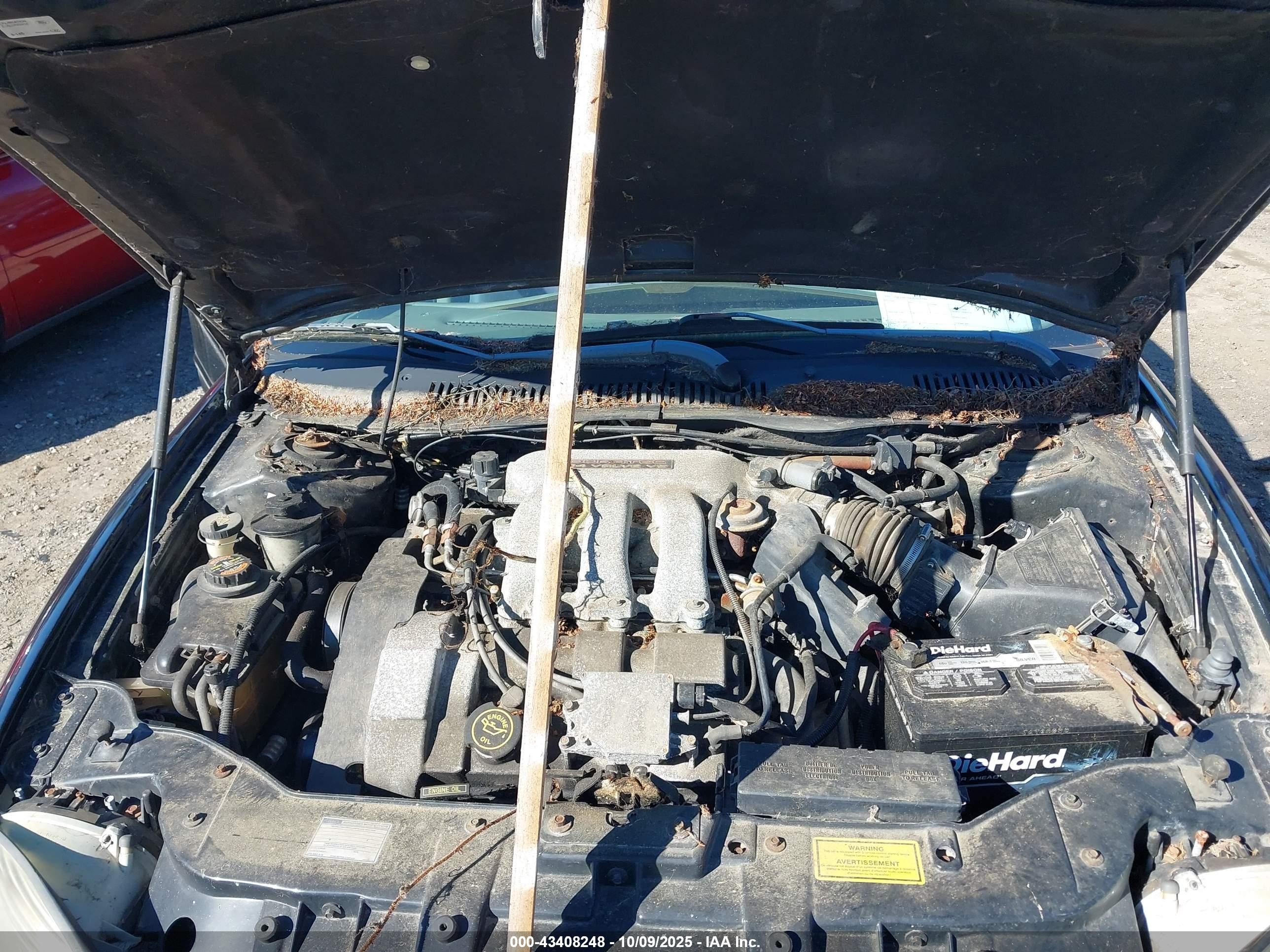 1998 Mercury Sable Ls Black vin: 1MEFM53S6WA647044