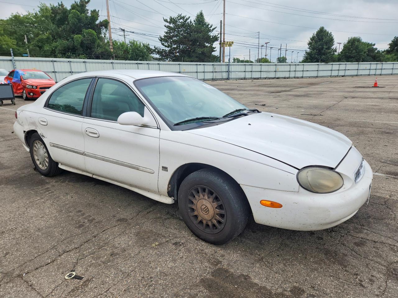 1999 Mercury Sable Ls White vin: 1MEFM53S6XA613462