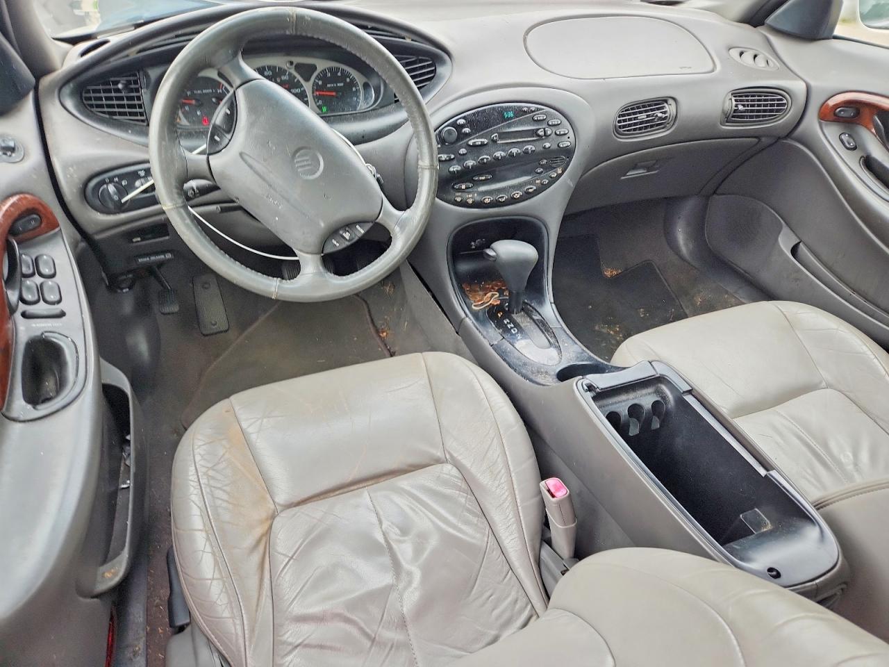 1999 Mercury Sable Ls White vin: 1MEFM53S6XA613462