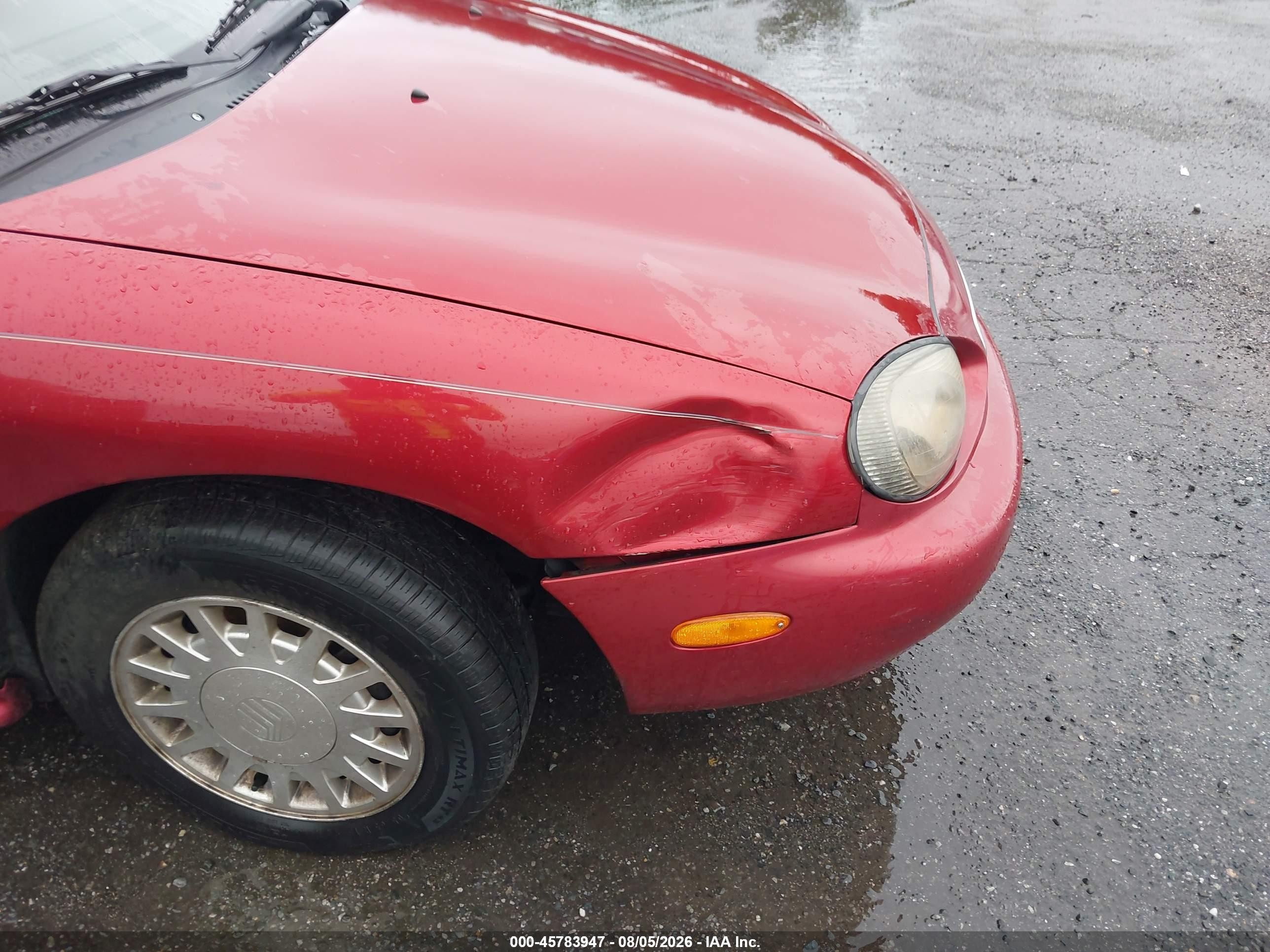 1999 Mercury Sable Ls Red vin: 1MEFM53S6XA636899
