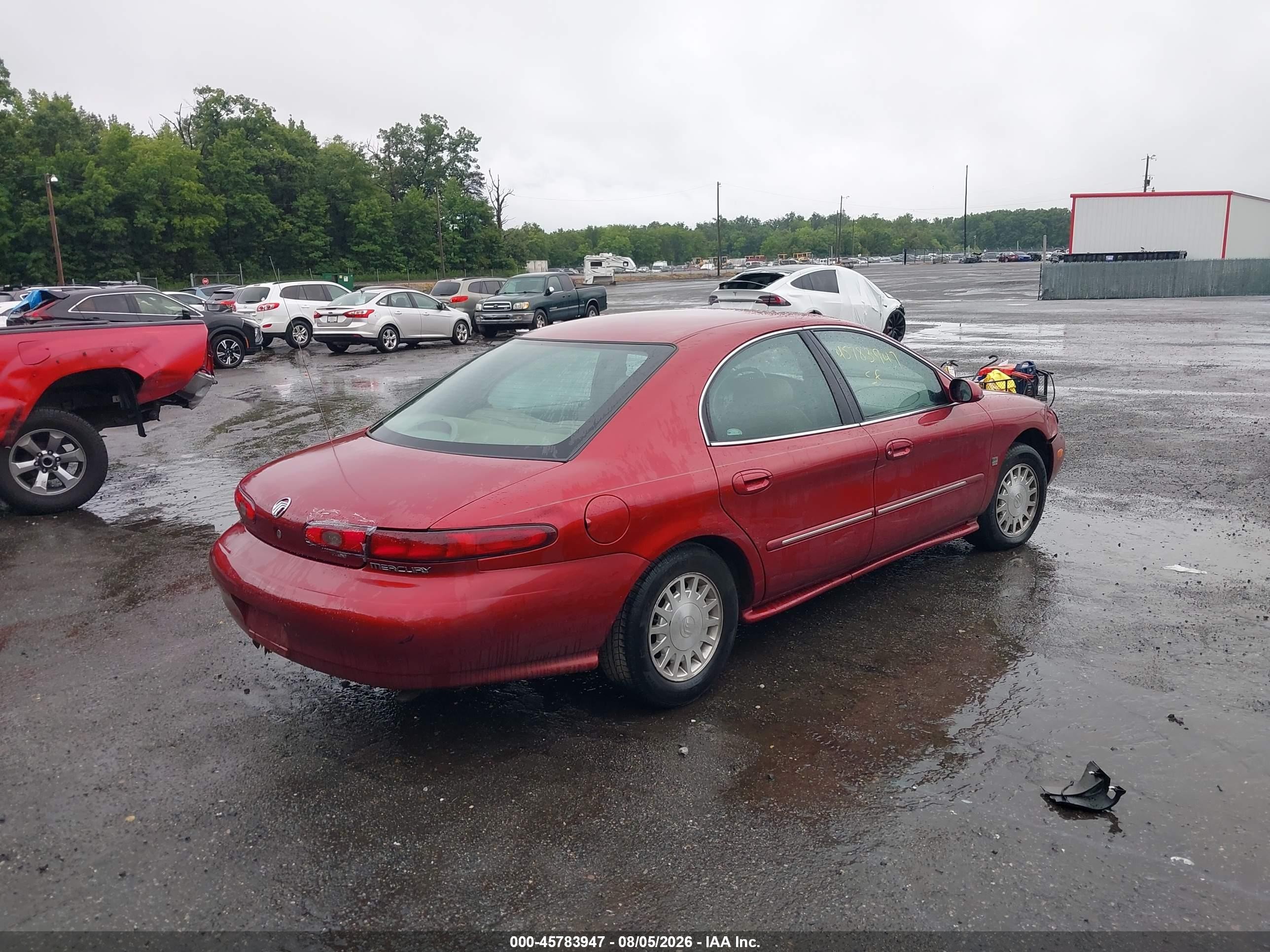 1999 Mercury Sable Ls Red vin: 1MEFM53S6XA636899