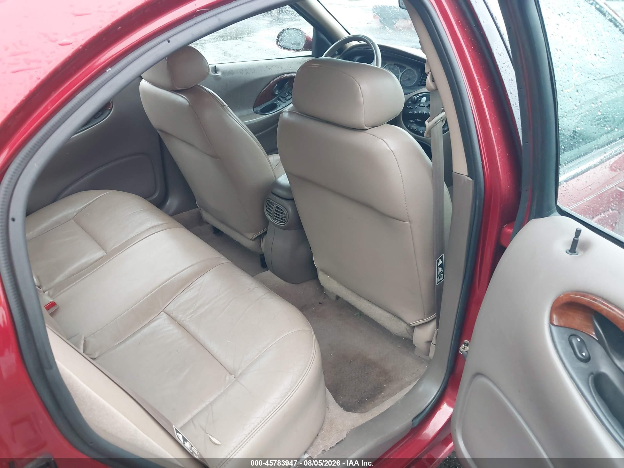1999 Mercury Sable Ls Red vin: 1MEFM53S6XA636899