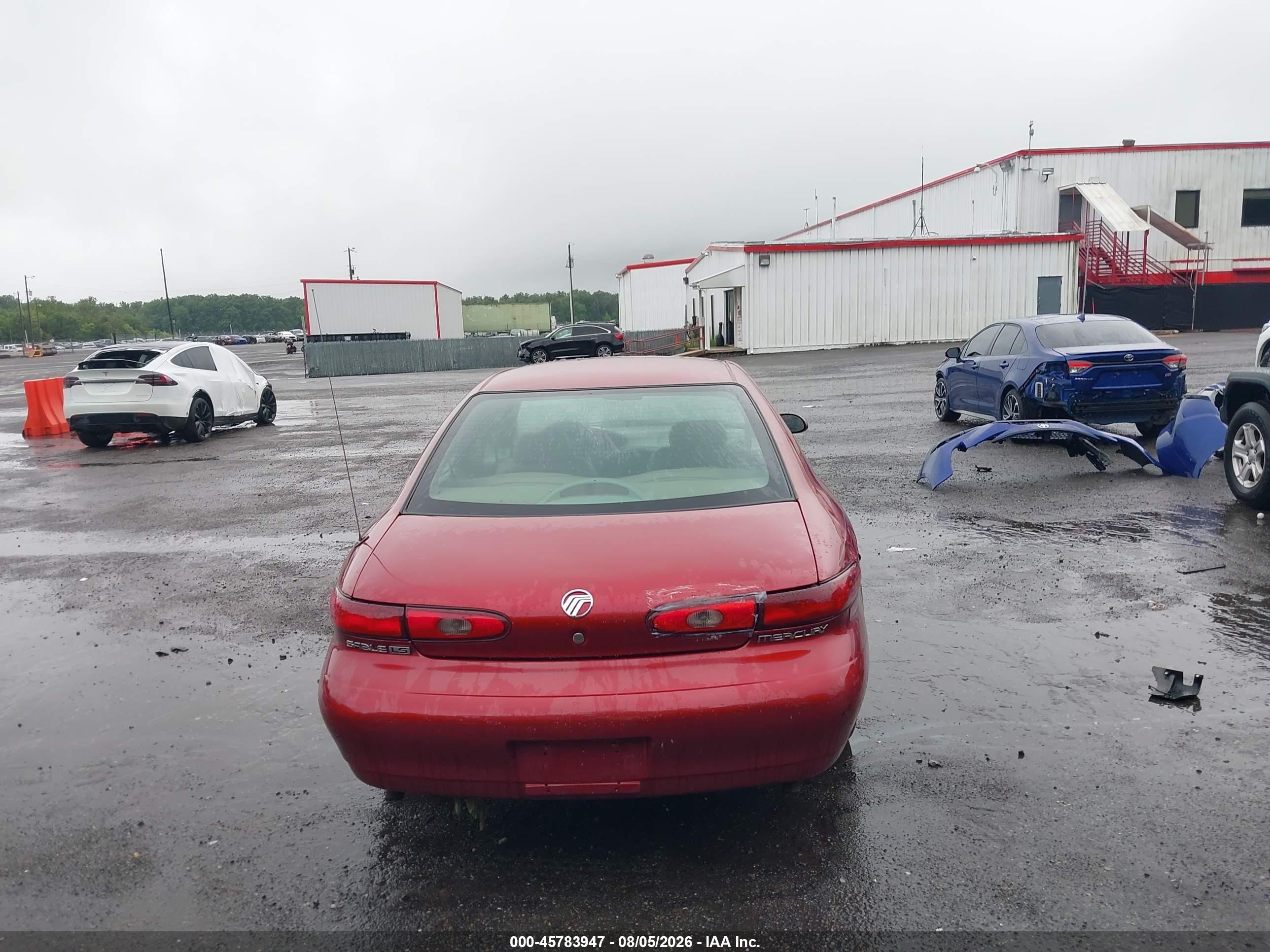 1999 Mercury Sable Ls Red vin: 1MEFM53S6XA636899