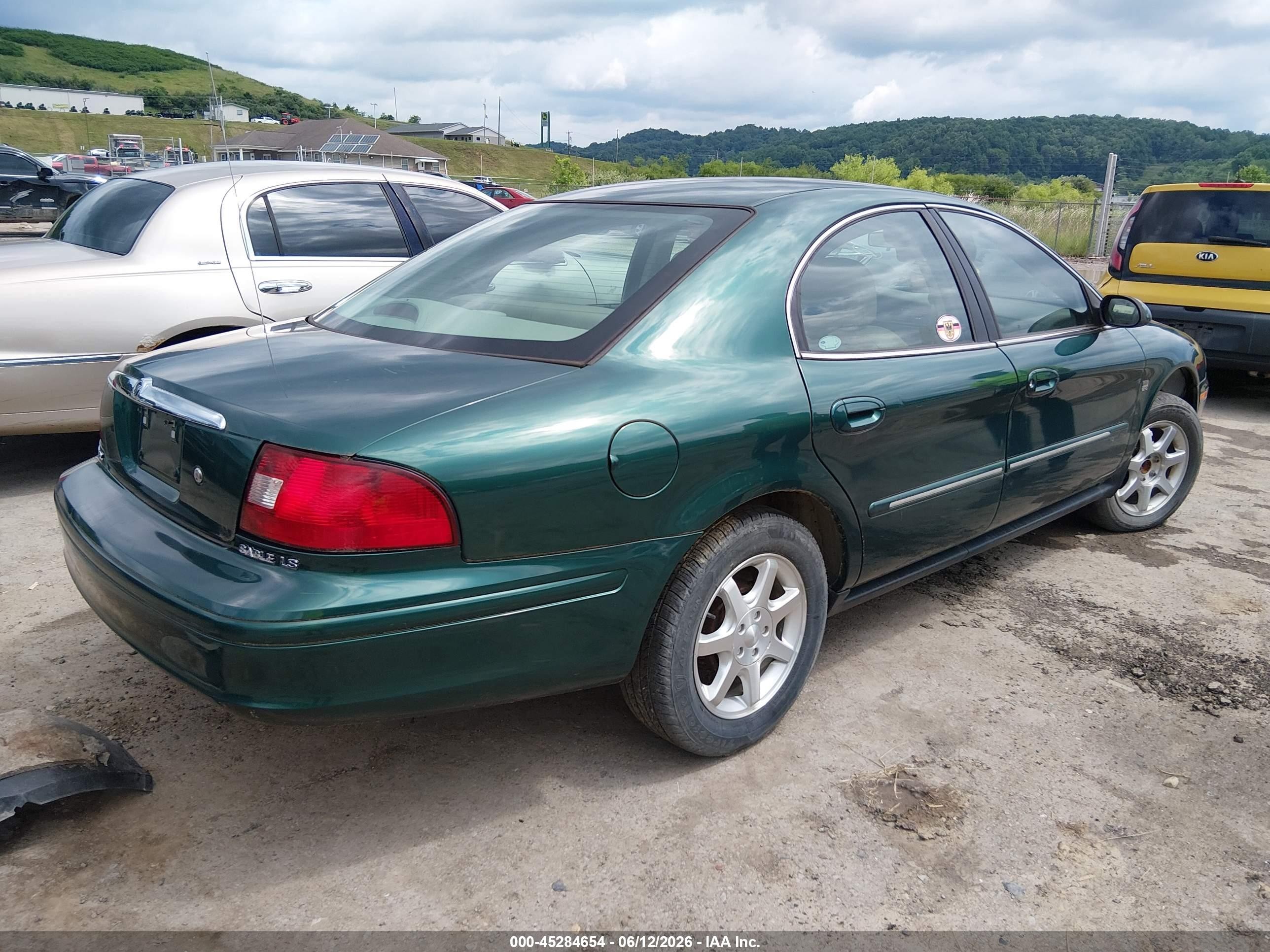 2000 Mercury Sable Ls Green vin: 1MEFM53S6YA636807