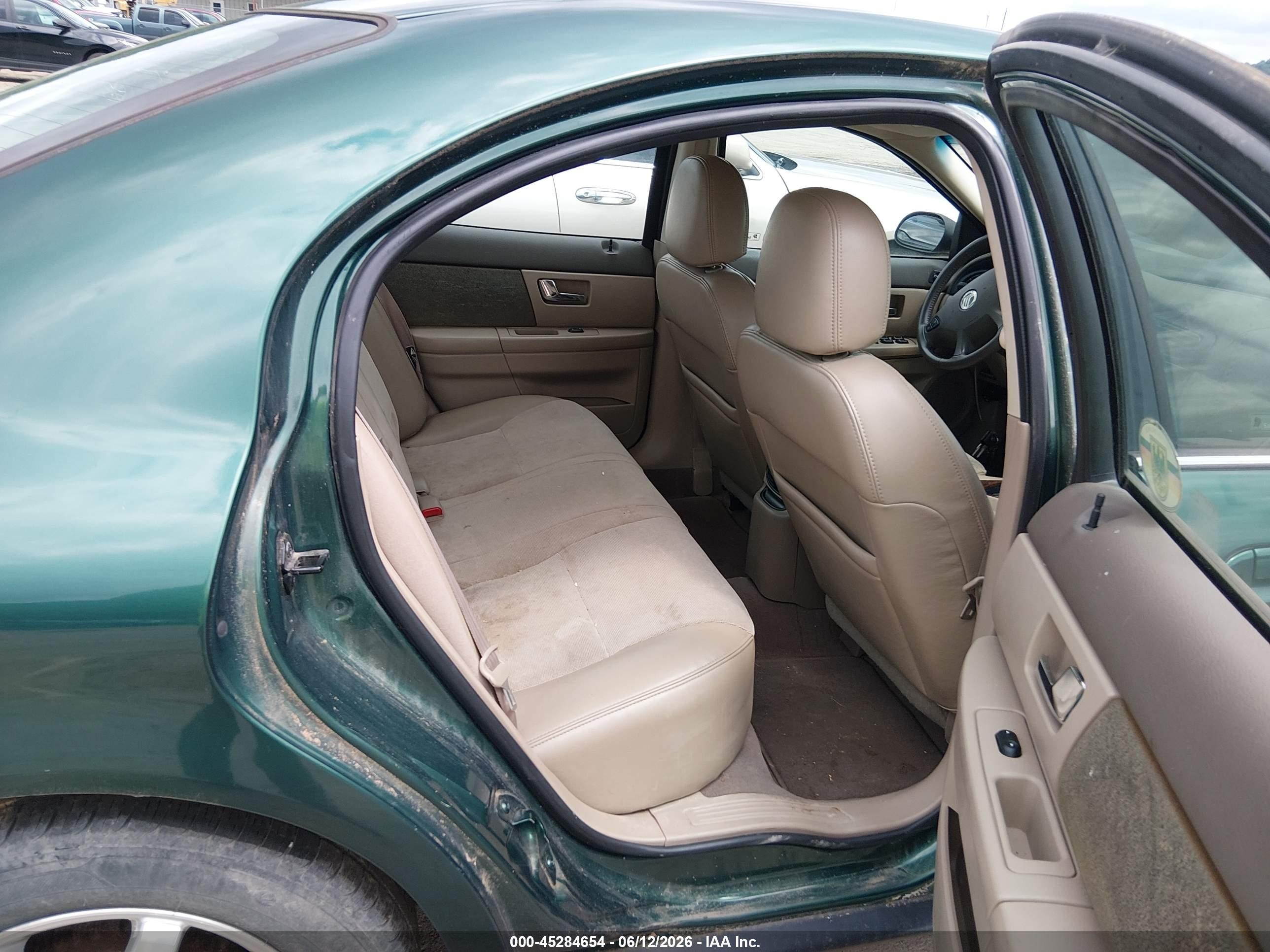 2000 Mercury Sable Ls Green vin: 1MEFM53S6YA636807