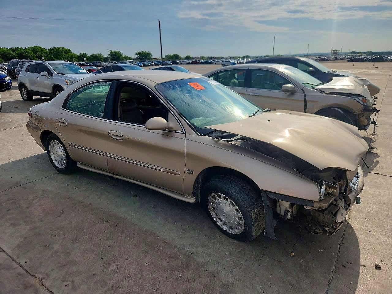 1999 Mercury Sable Ls Желто-коричневый vin: 1MEFM53S7XG633233