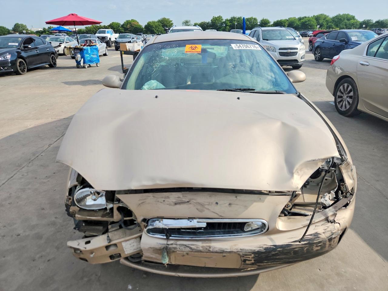 1999 Mercury Sable Ls Желто-коричневый vin: 1MEFM53S7XG633233