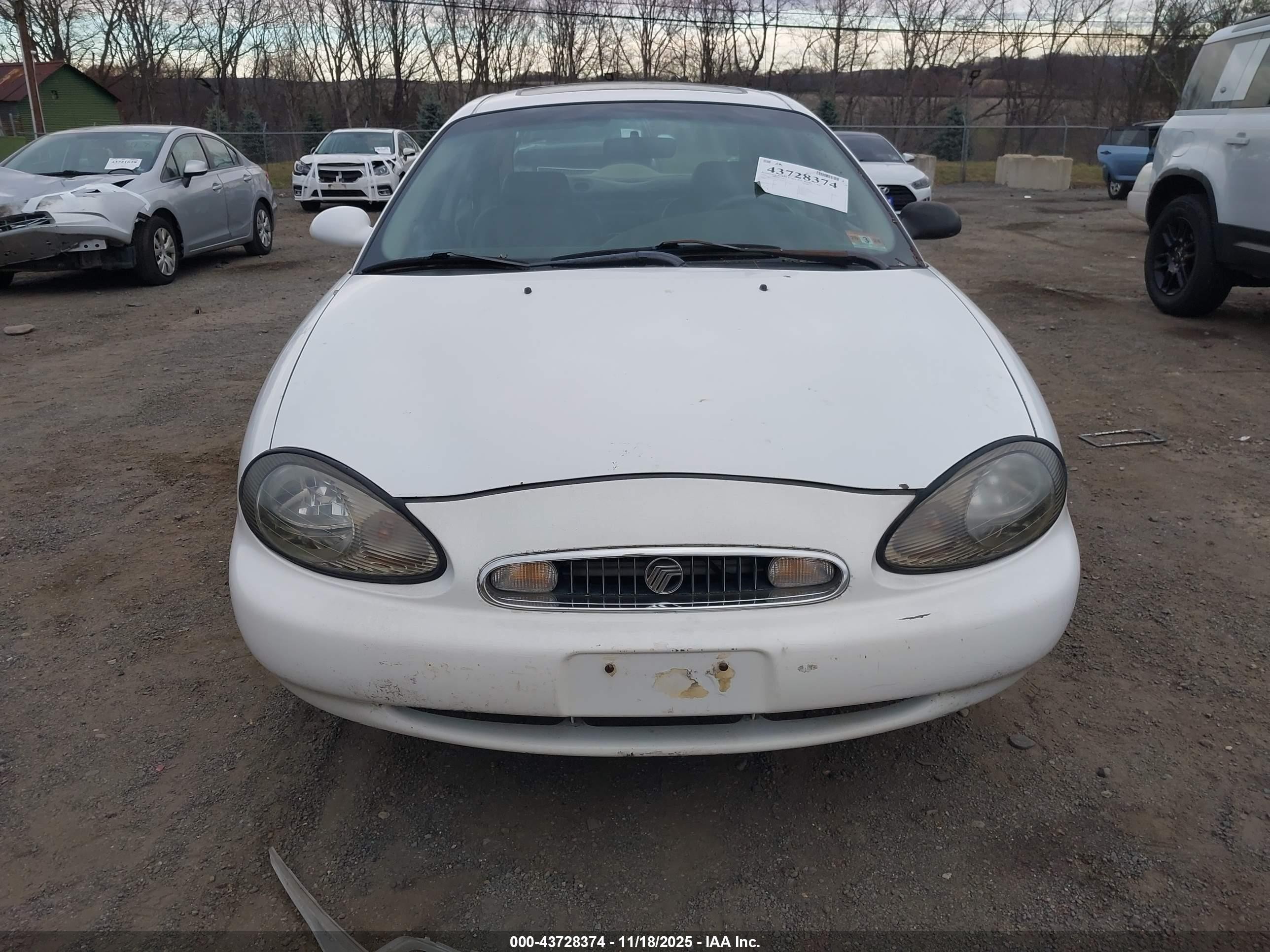 1999 Mercury Sable Ls Белый vin: 1MEFM53S8XA603256