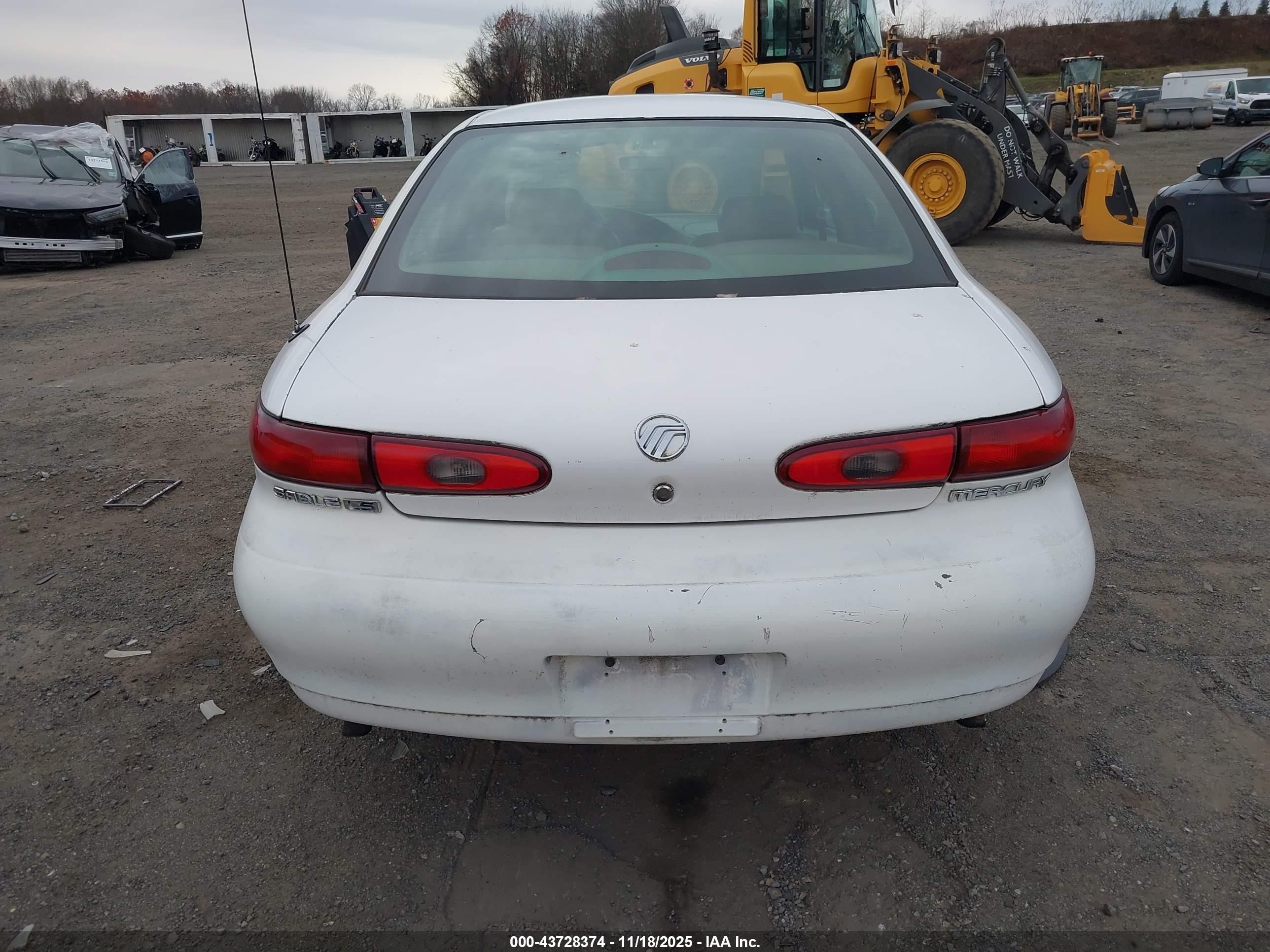1999 Mercury Sable Ls Белый vin: 1MEFM53S8XA603256