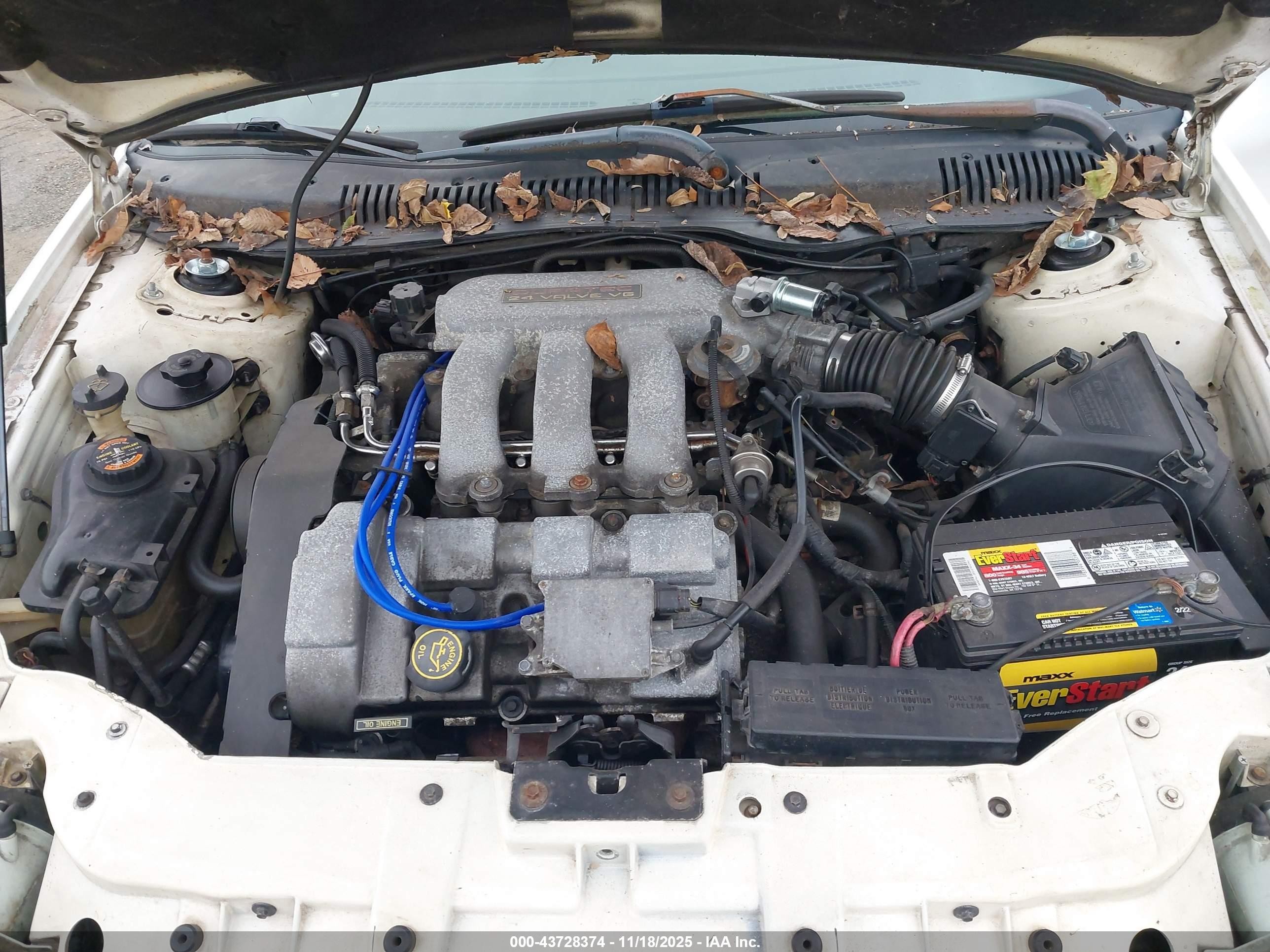 1999 Mercury Sable Ls Белый vin: 1MEFM53S8XA603256