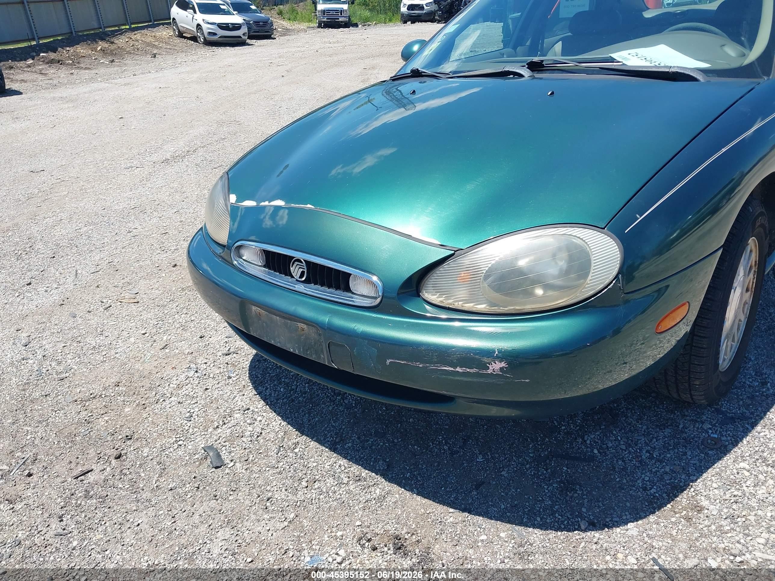1999 Mercury Sable Ls Green vin: 1MEFM53S8XG658741
