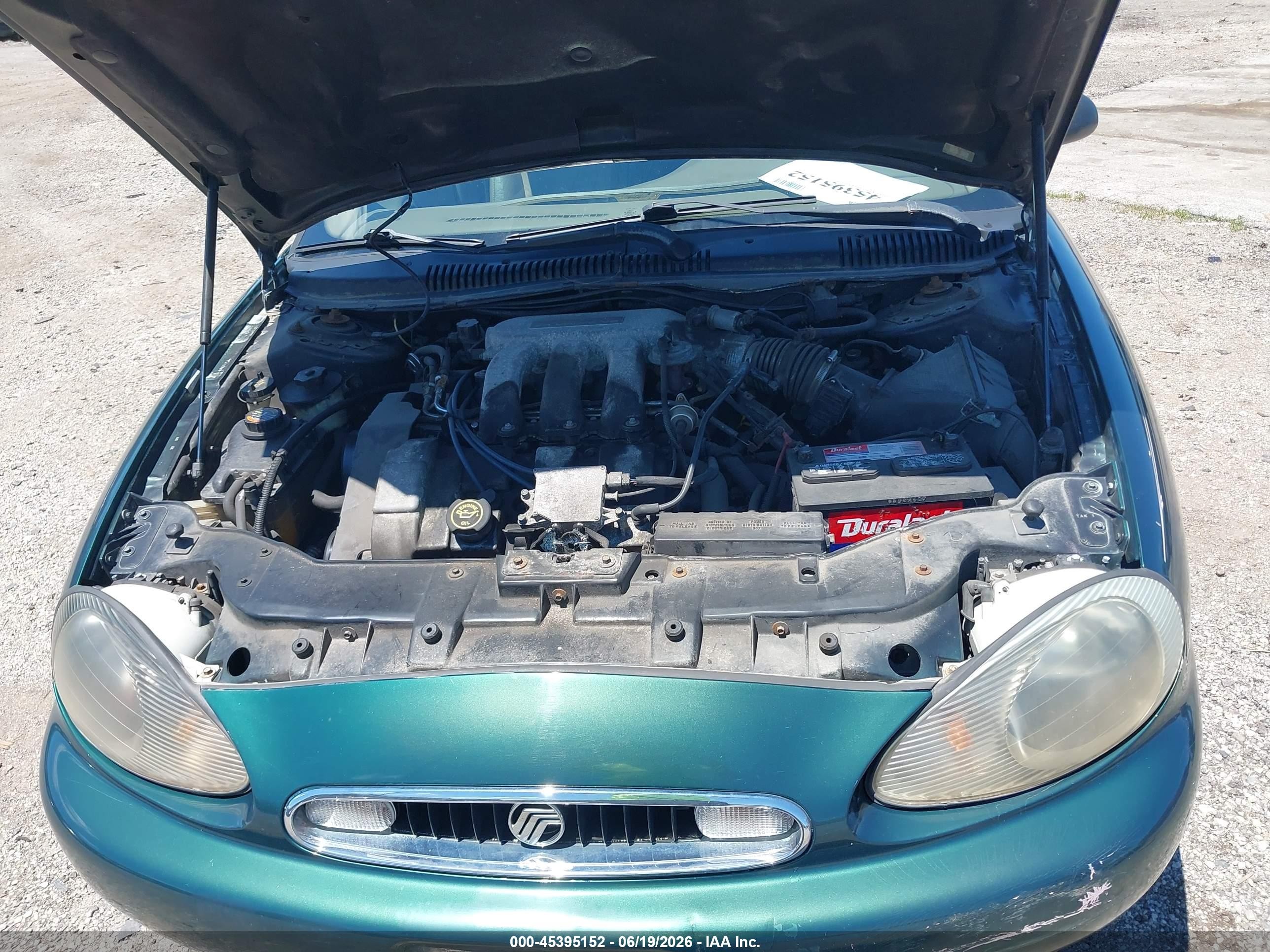 1999 Mercury Sable Ls Green vin: 1MEFM53S8XG658741