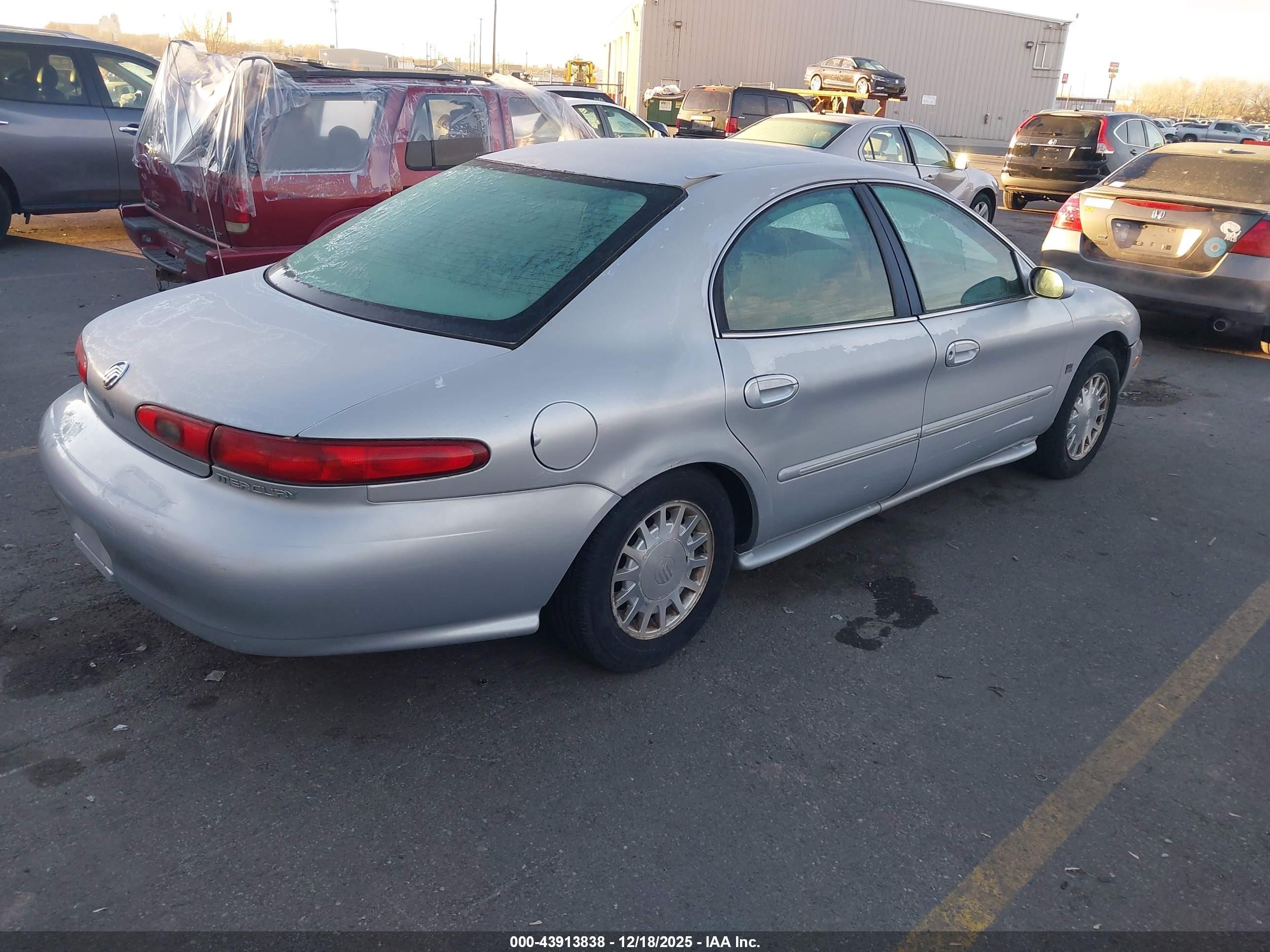 1999 Mercury Sable Ls Silver vin: 1MEFM53S9XG634805
