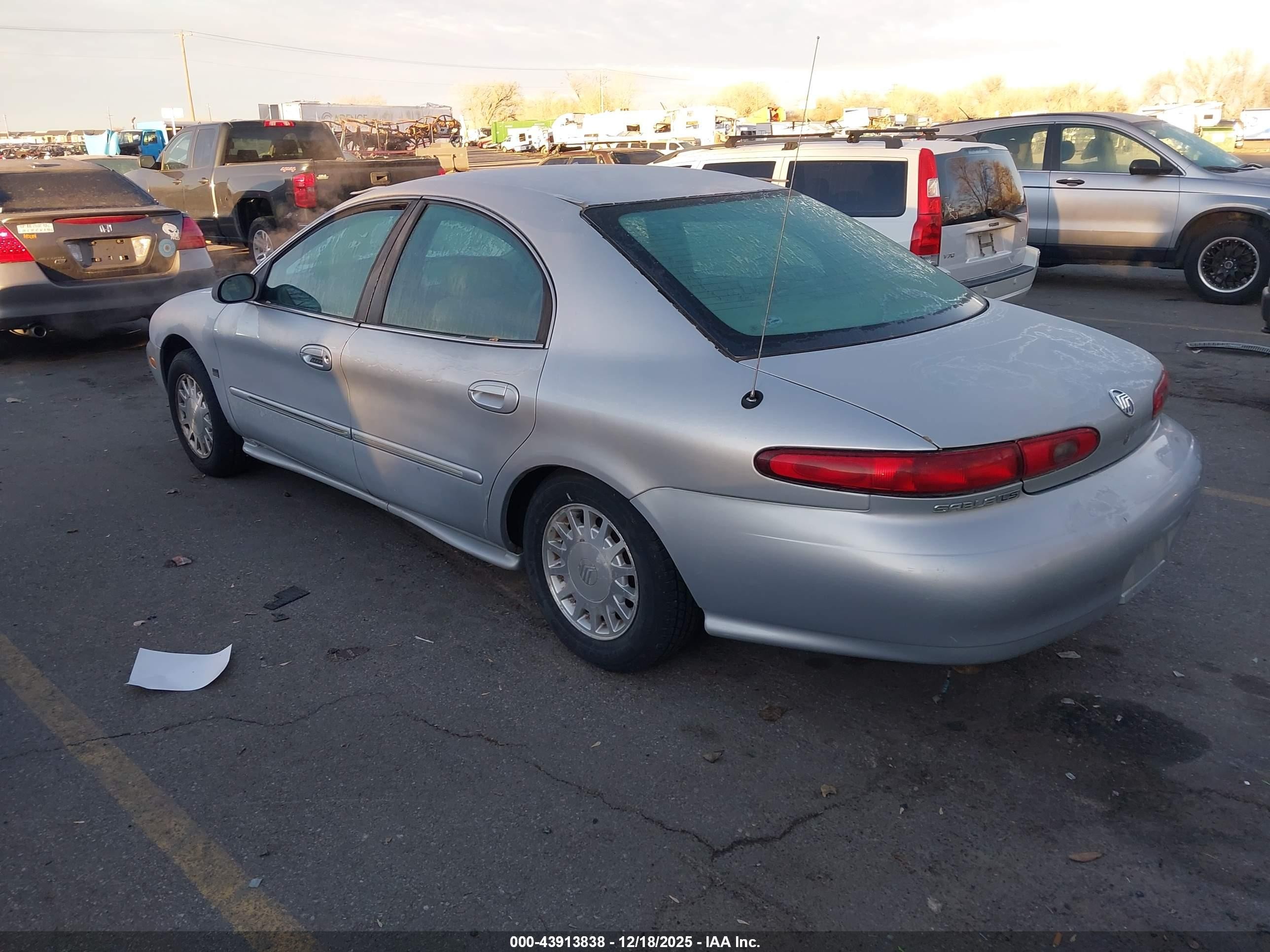 1999 Mercury Sable Ls Silver vin: 1MEFM53S9XG634805