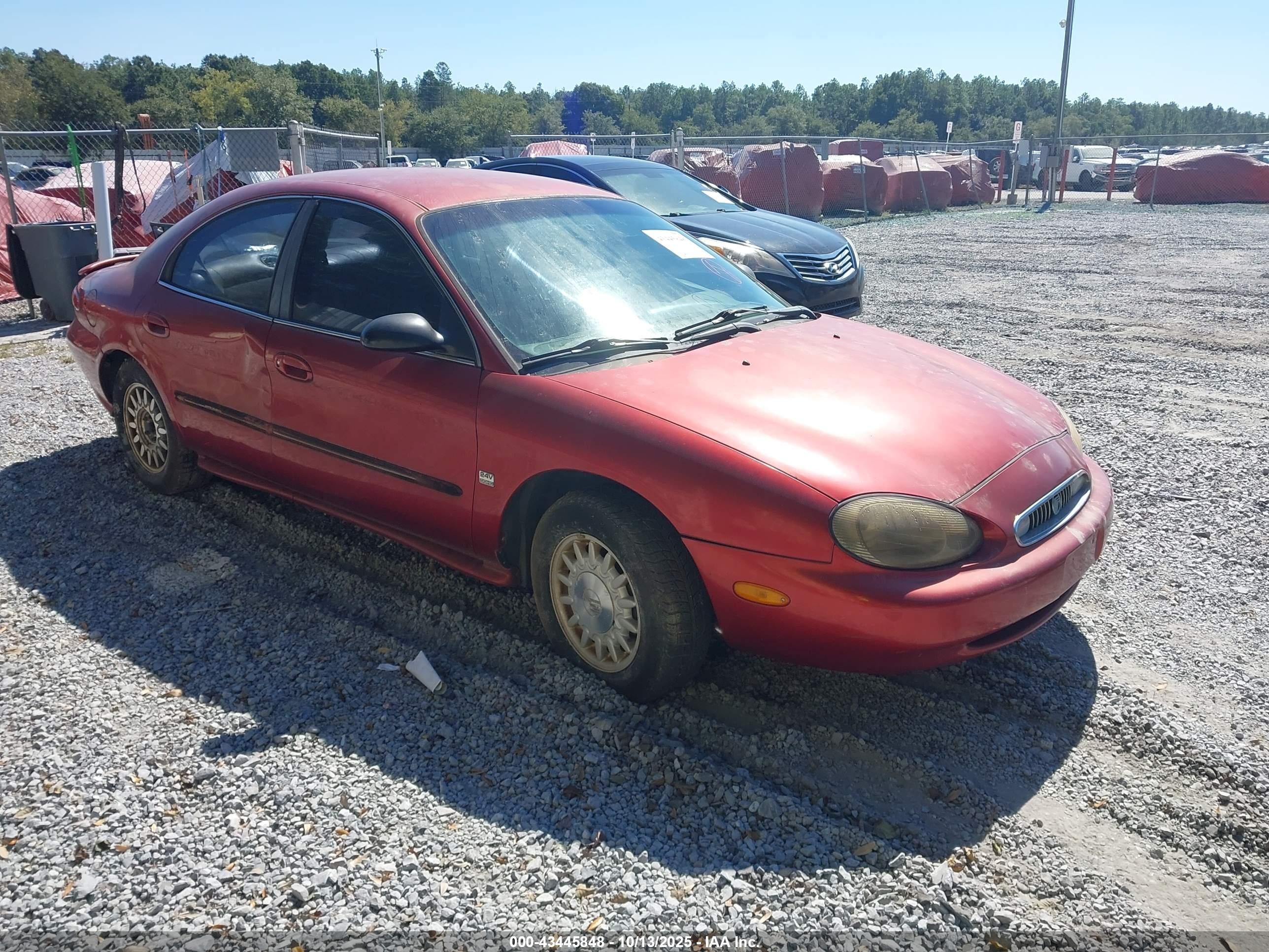 1998 Mercury Sable Ls Red vin: 1MEFM53SXWG634438