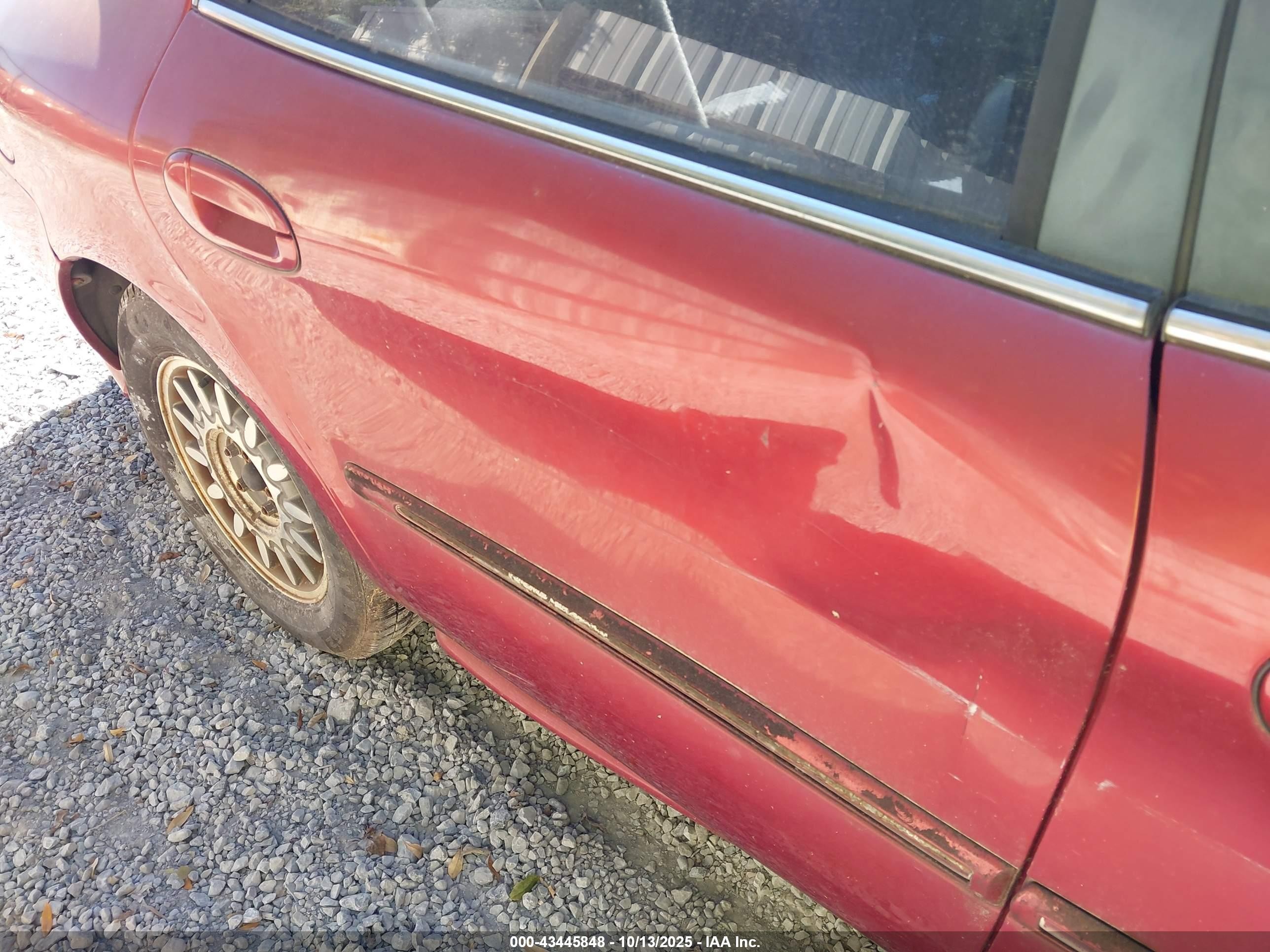 1998 Mercury Sable Ls Red vin: 1MEFM53SXWG634438