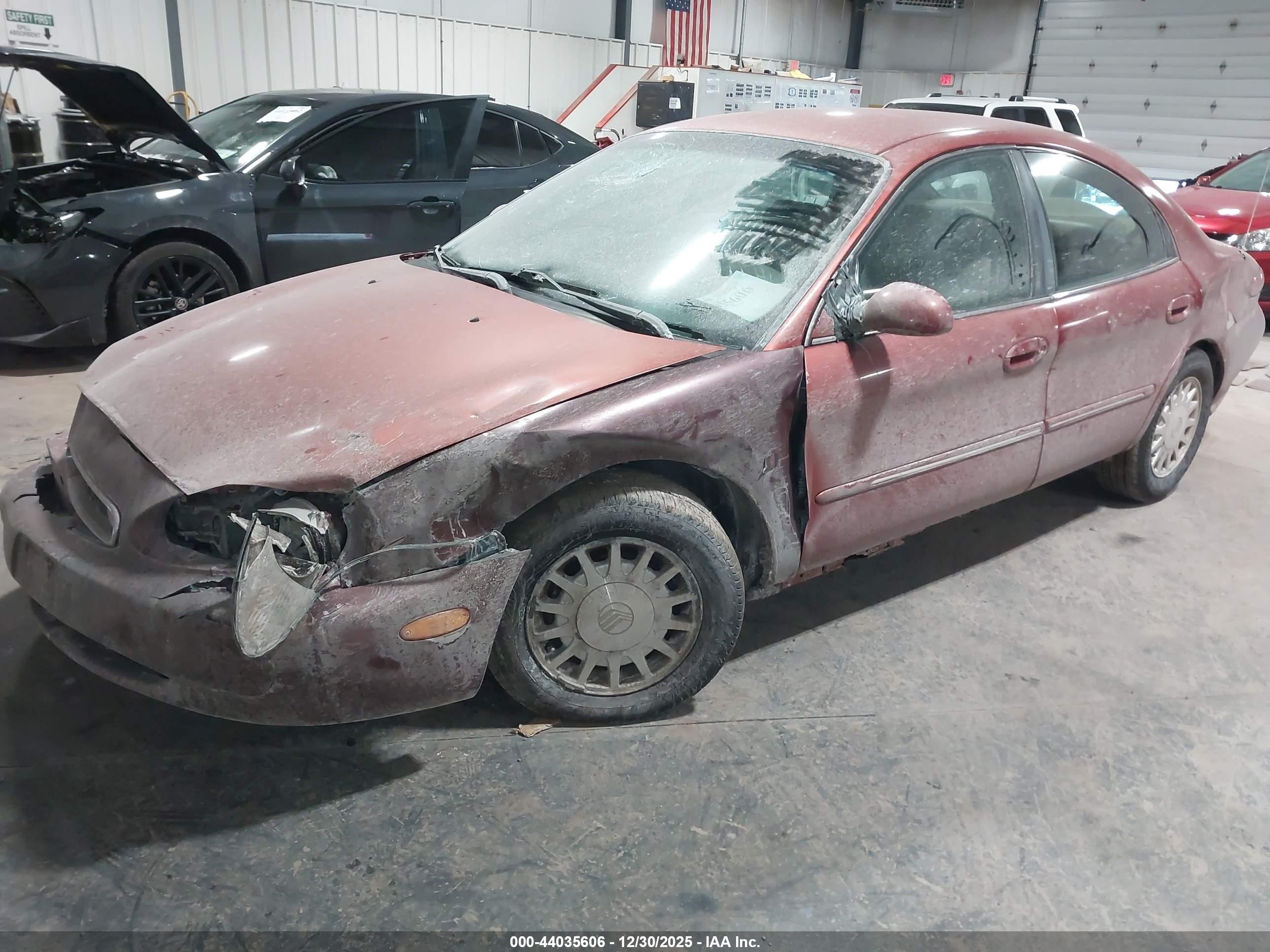 1999 Mercury Sable Ls Red vin: 1MEFM53U8XA616574
