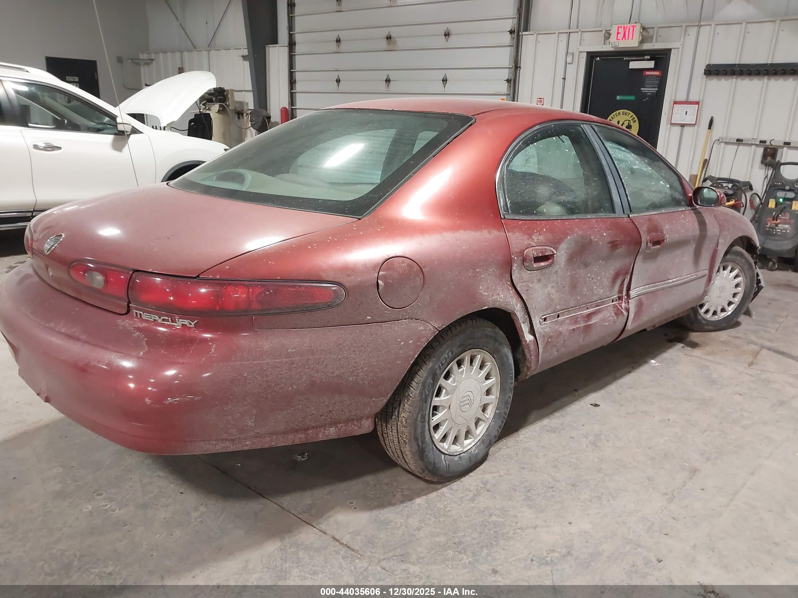1999 Mercury Sable Ls Red vin: 1MEFM53U8XA616574