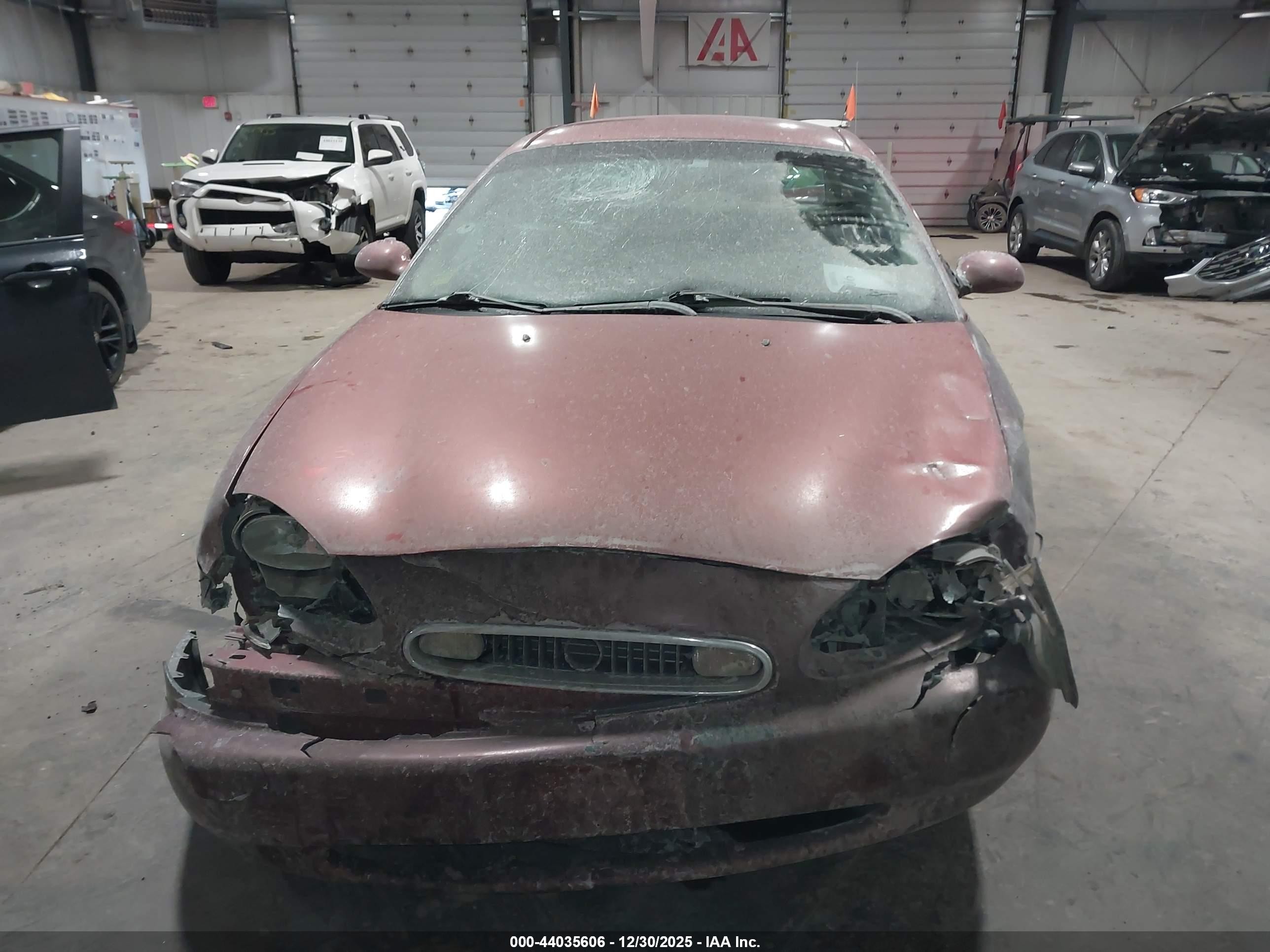 1999 Mercury Sable Ls Red vin: 1MEFM53U8XA616574
