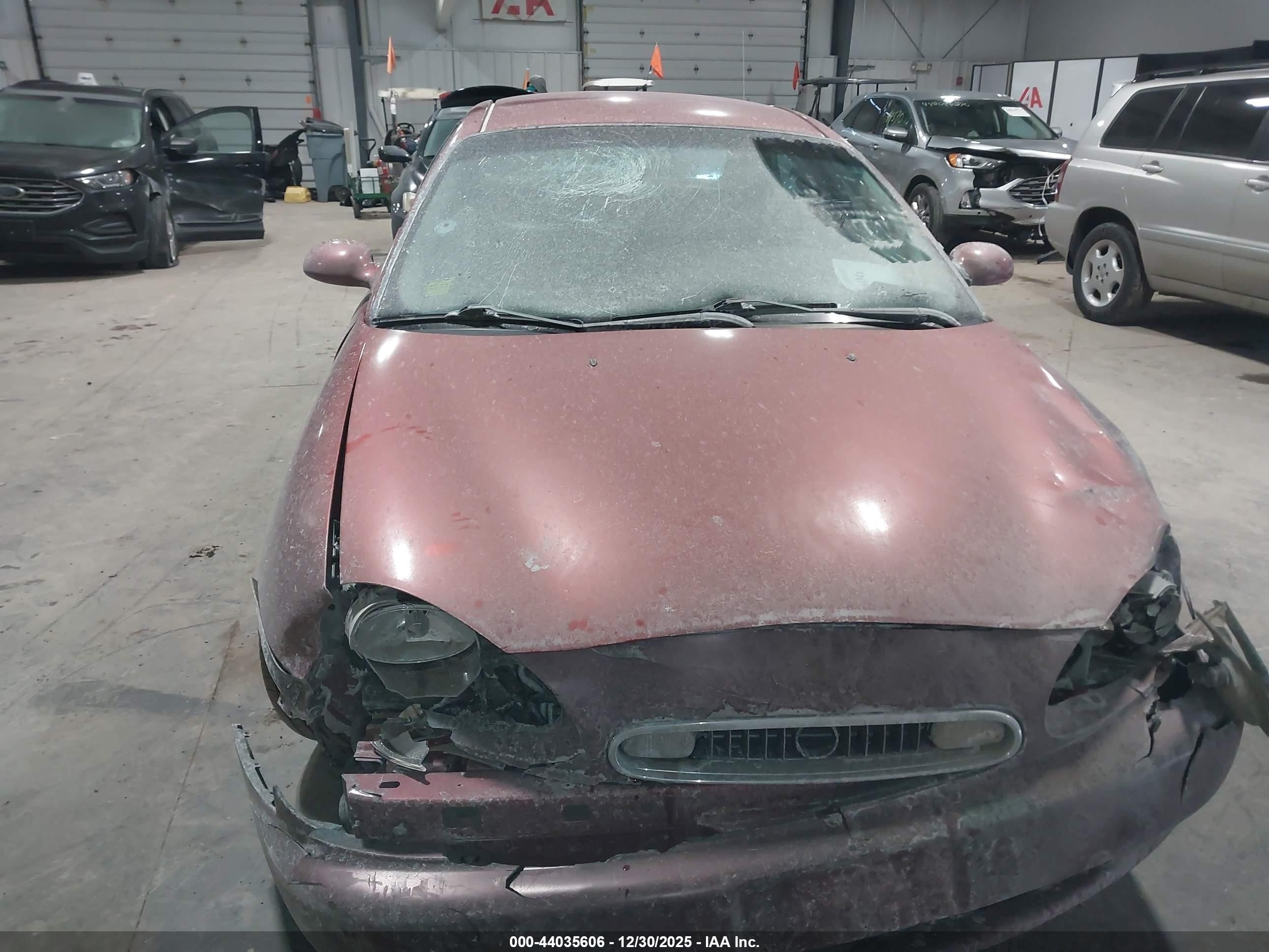 1999 Mercury Sable Ls Red vin: 1MEFM53U8XA616574