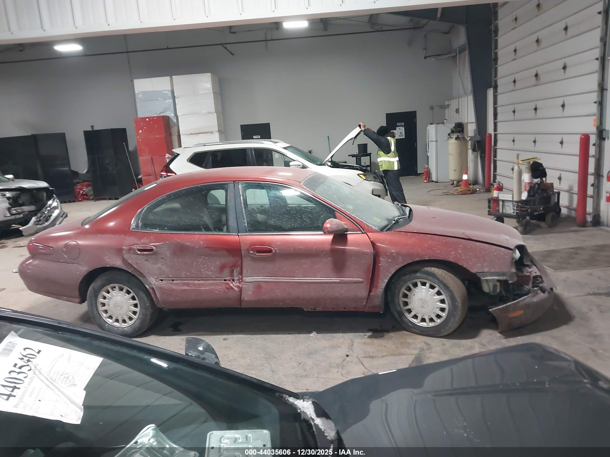 1999 Mercury Sable Ls Red vin: 1MEFM53U8XA616574