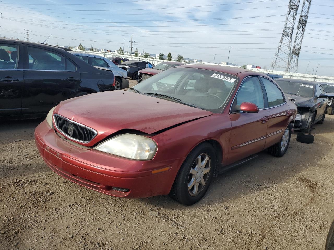 2001 Mercury Sable Ls Red vin: 1MEFM53UX1A623694