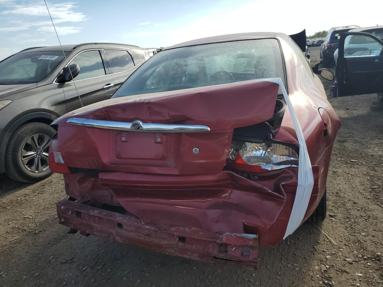2001 Mercury Sable Ls Red vin: 1MEFM53UX1A623694