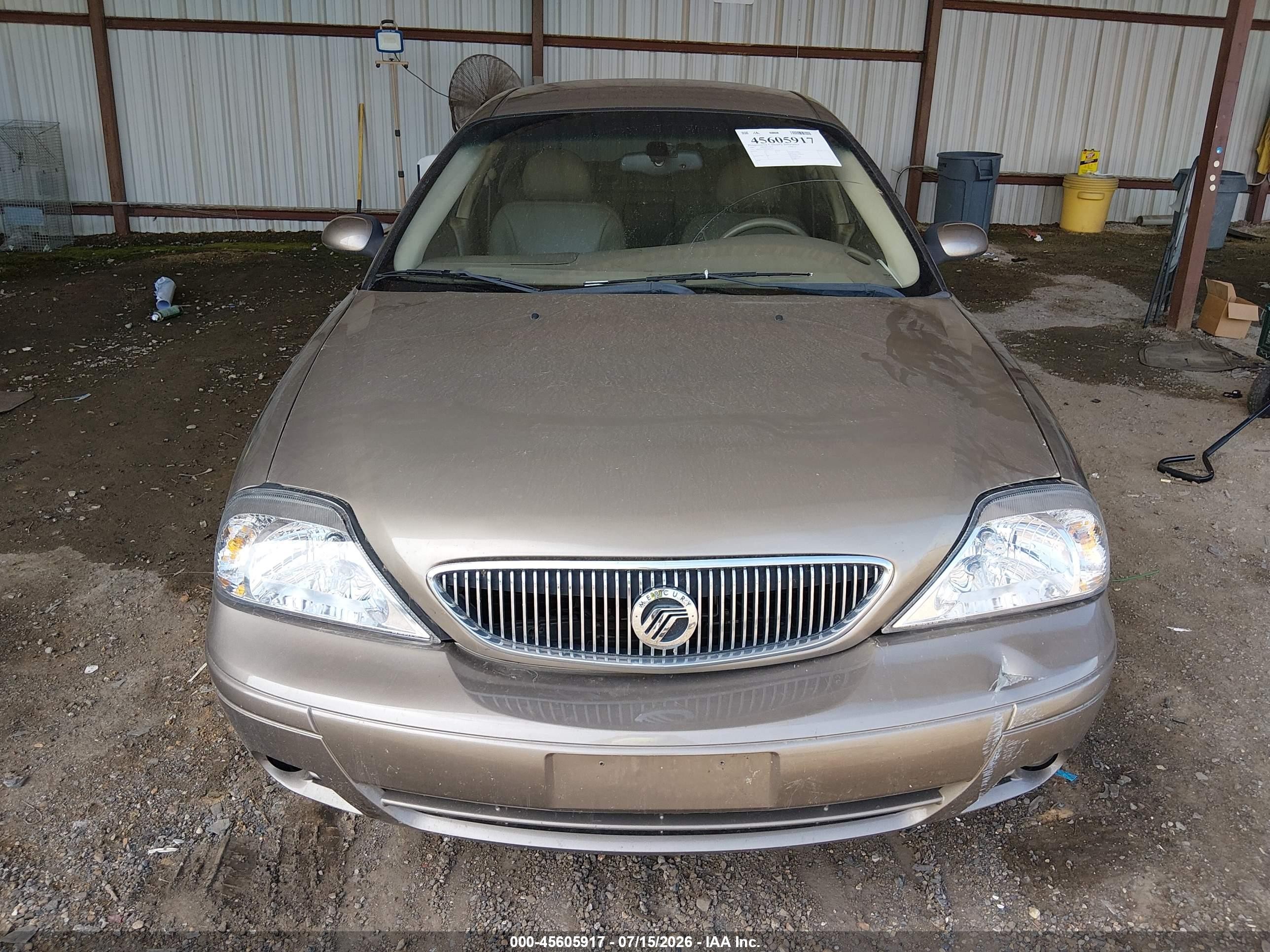 2003 Mercury Sable Ls Premium Brown vin: 1MEFM55S03A616705