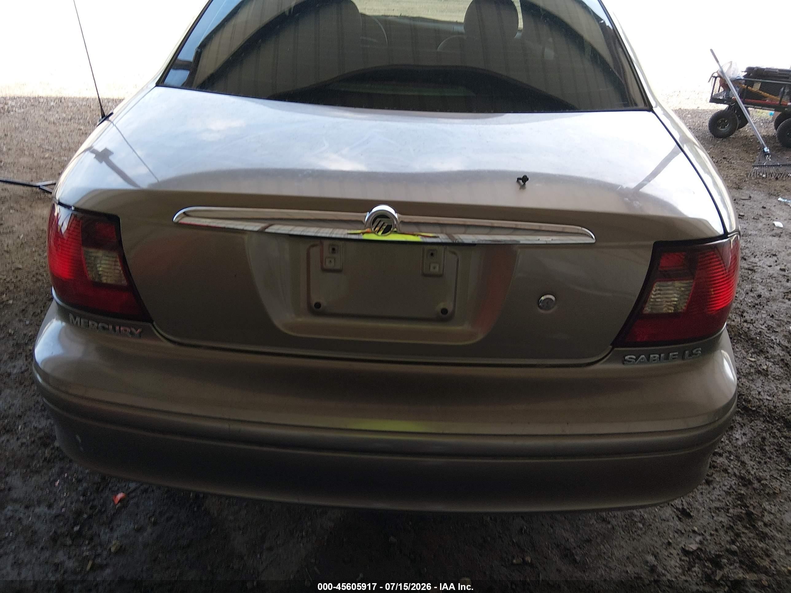 2003 Mercury Sable Ls Premium Brown vin: 1MEFM55S03A616705