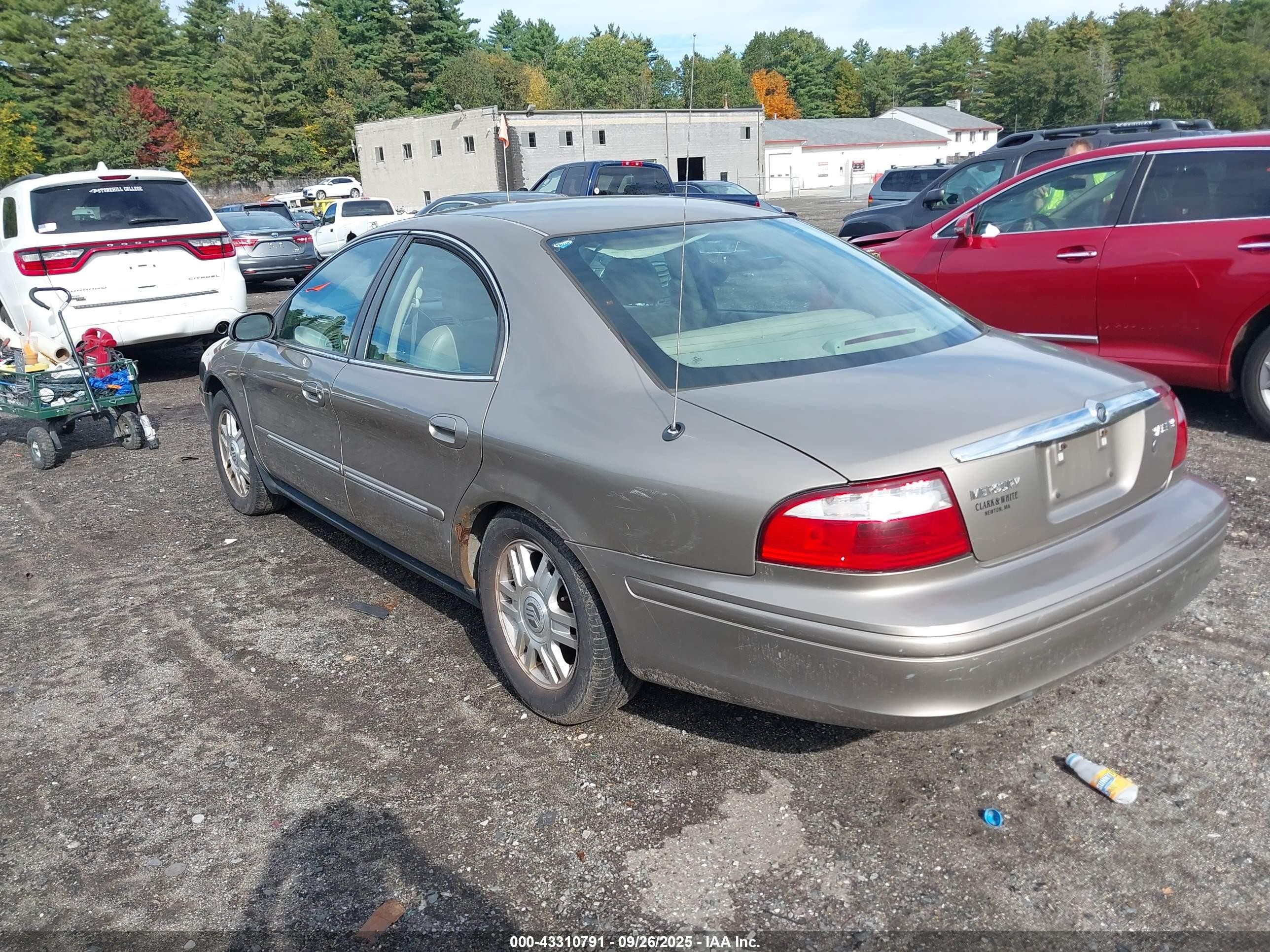 2004 Mercury Sable Ls Premium Gold vin: 1MEFM55S14G601726