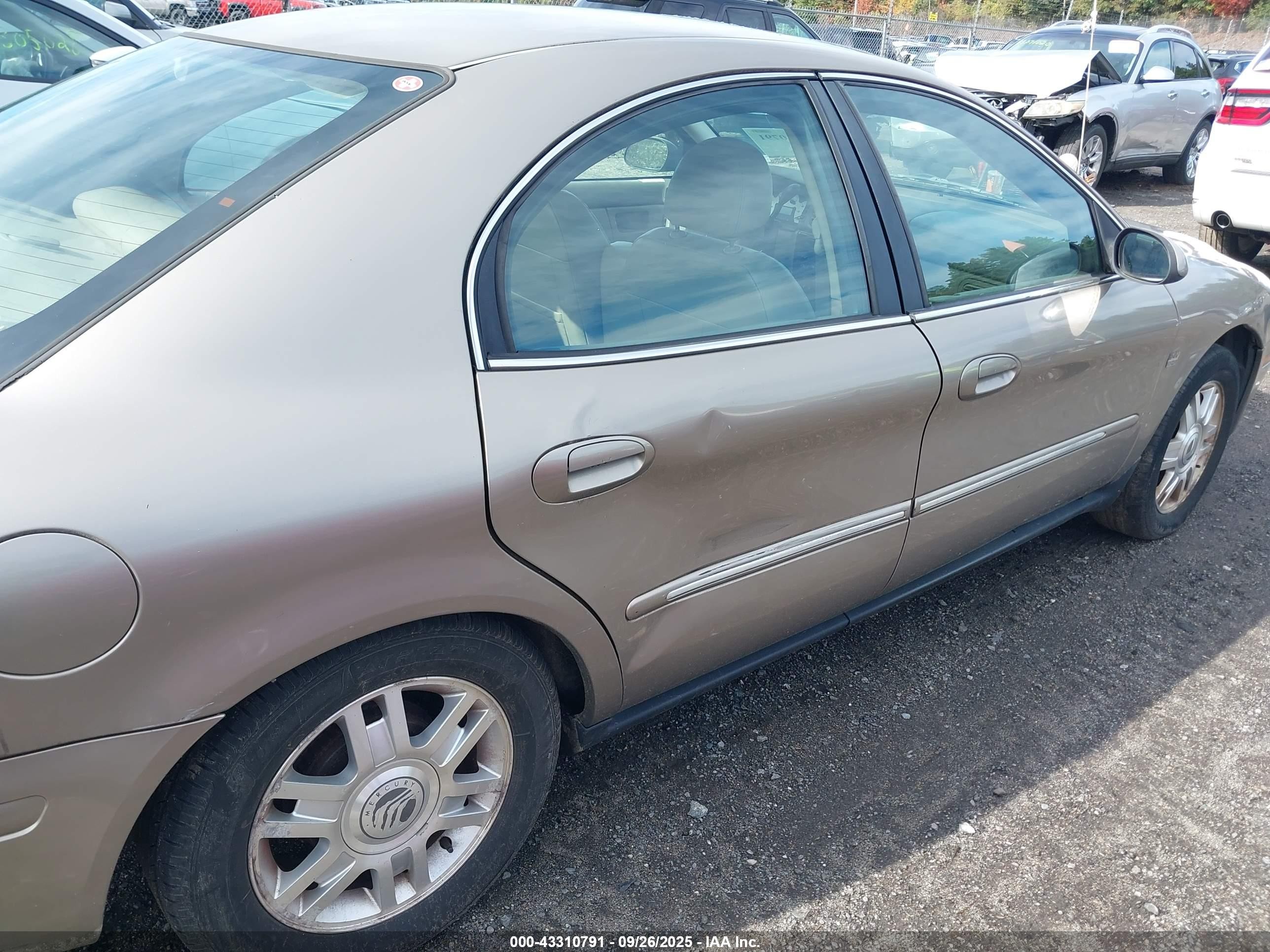 2004 Mercury Sable Ls Premium Gold vin: 1MEFM55S14G601726
