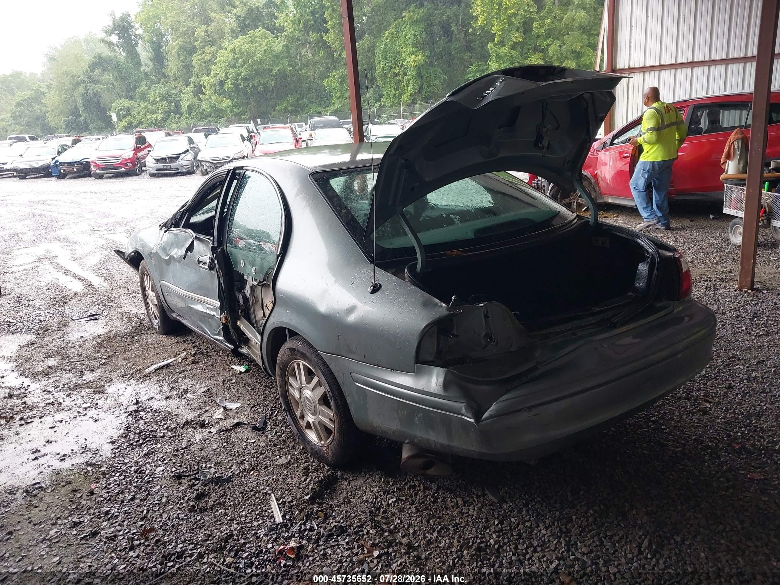2005 Mercury Sable Ls Green vin: 1MEFM55S15A629594