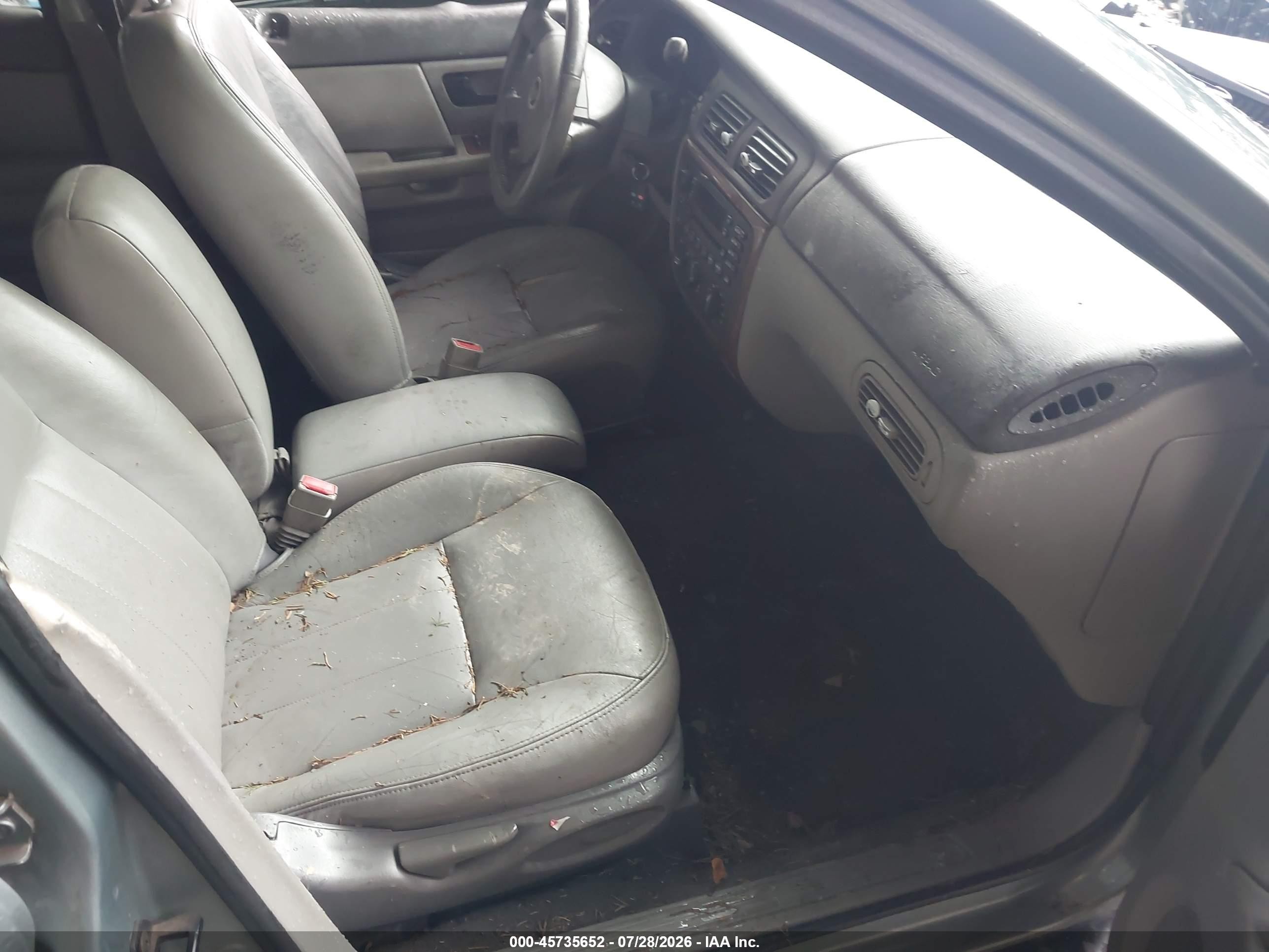 2005 Mercury Sable Ls Green vin: 1MEFM55S15A629594