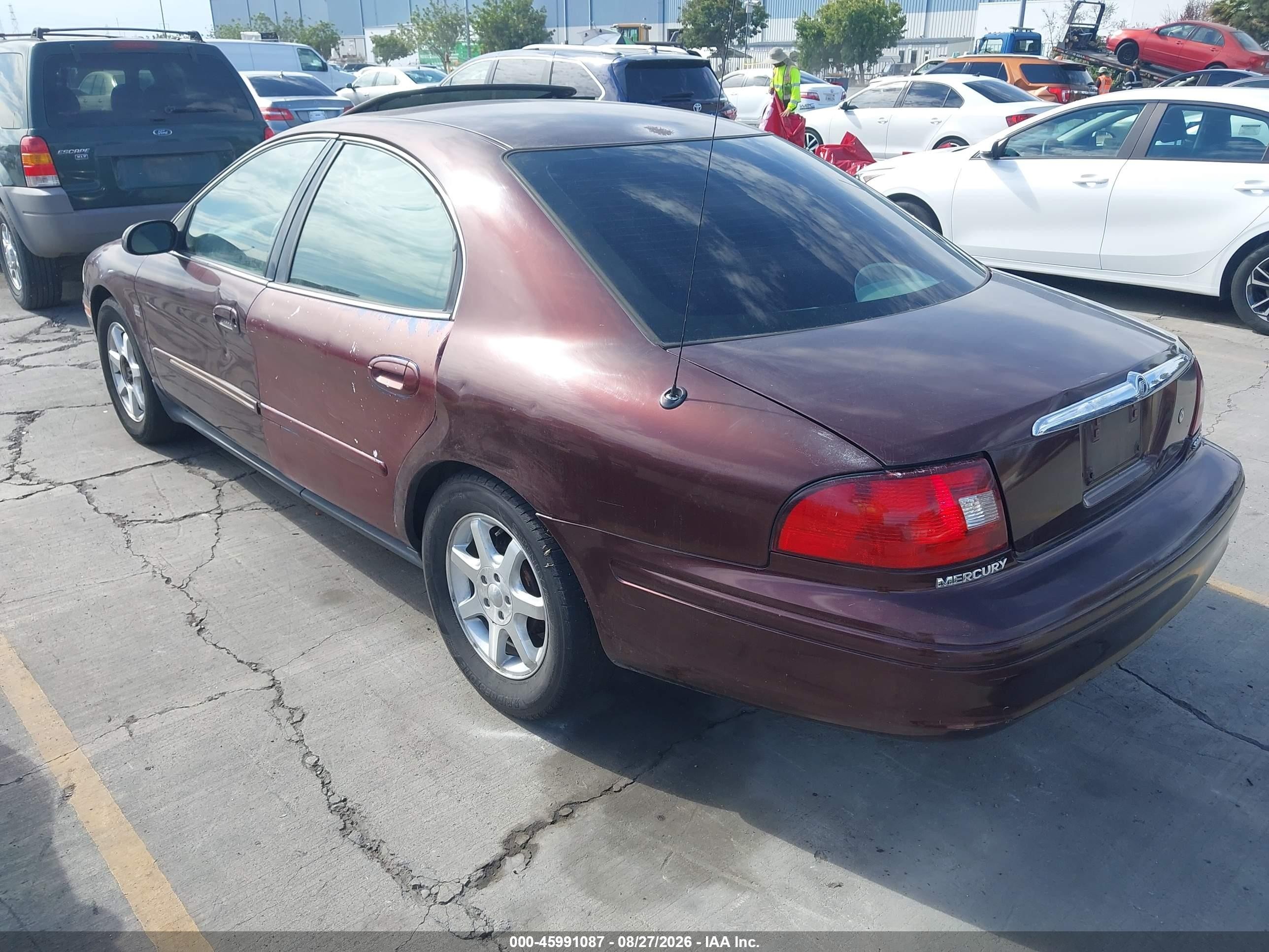 2000 Mercury Sable Ls Premium Burgundy vin: 1MEFM55S1YG640564