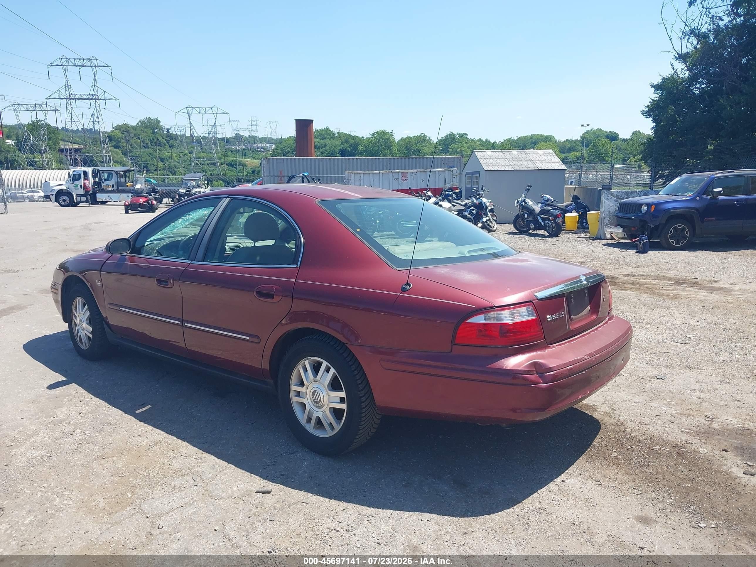 2005 Mercury Sable Ls Red vin: 1MEFM55S25A629491