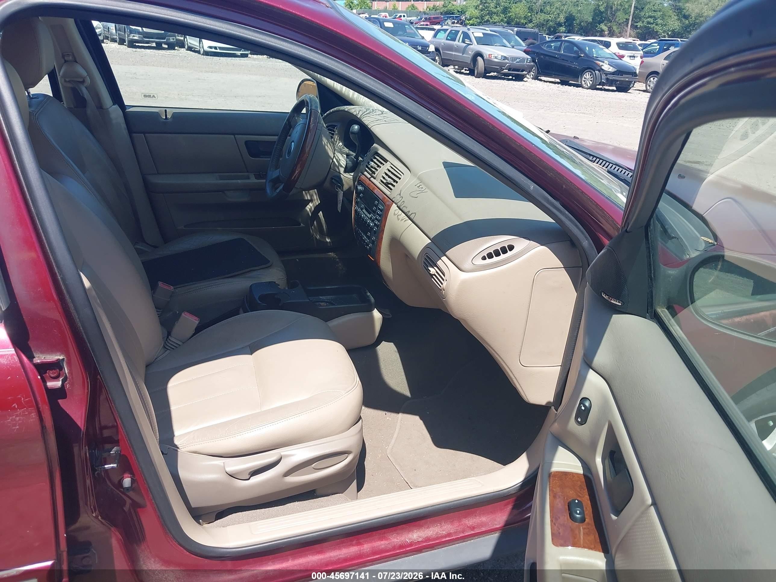 2005 Mercury Sable Ls Red vin: 1MEFM55S25A629491