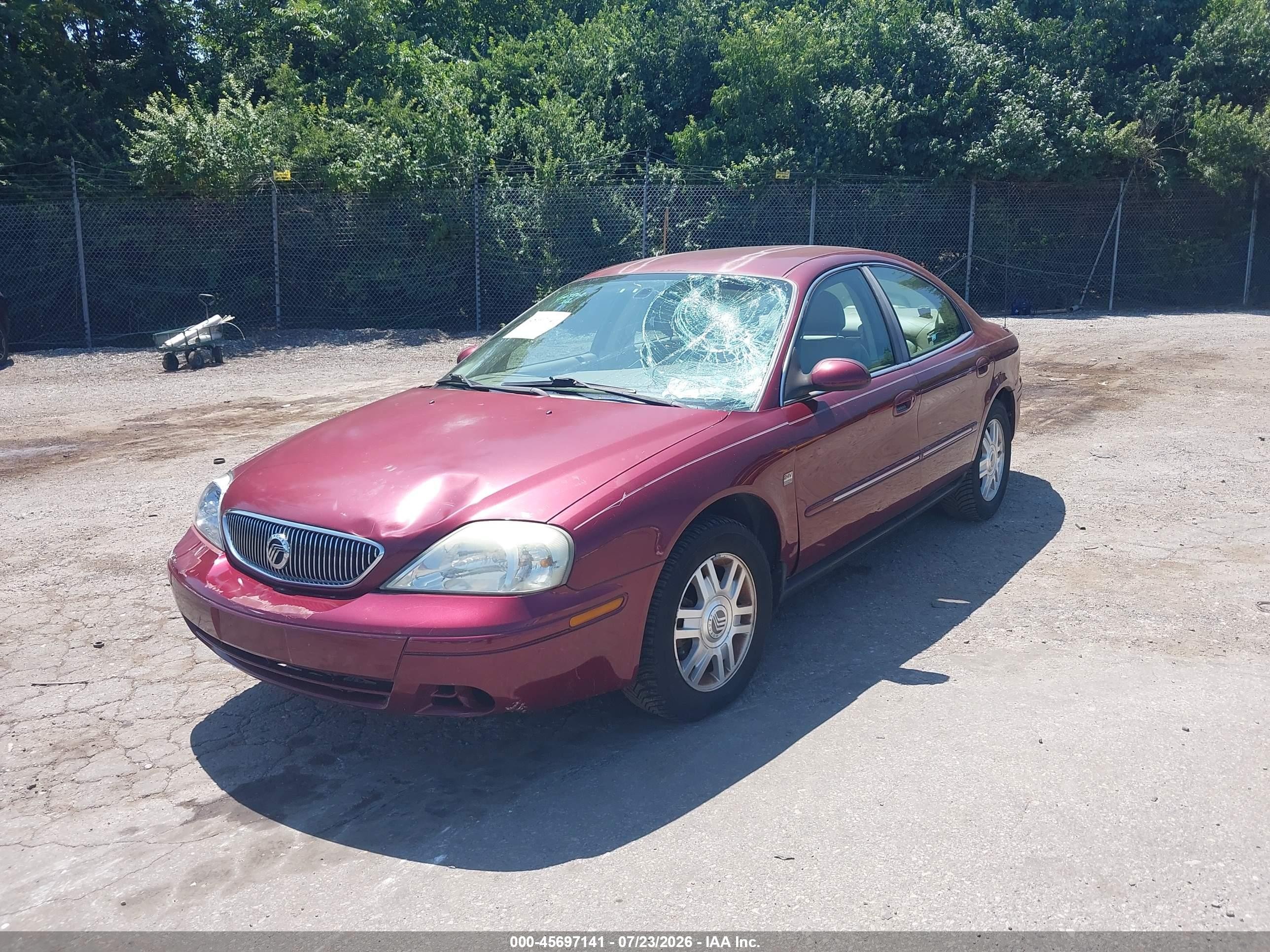 2005 Mercury Sable Ls Red vin: 1MEFM55S25A629491