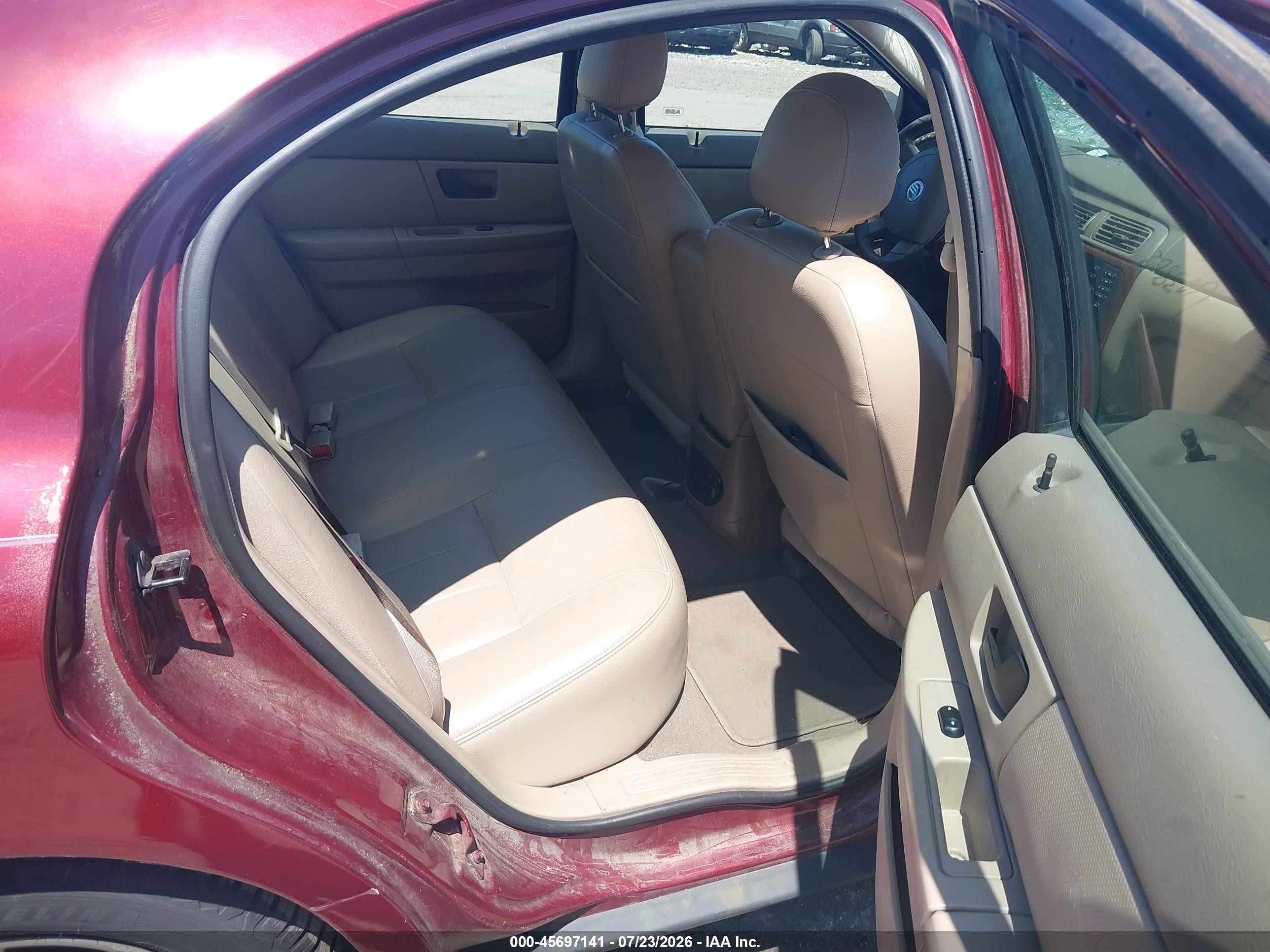 2005 Mercury Sable Ls Red vin: 1MEFM55S25A629491